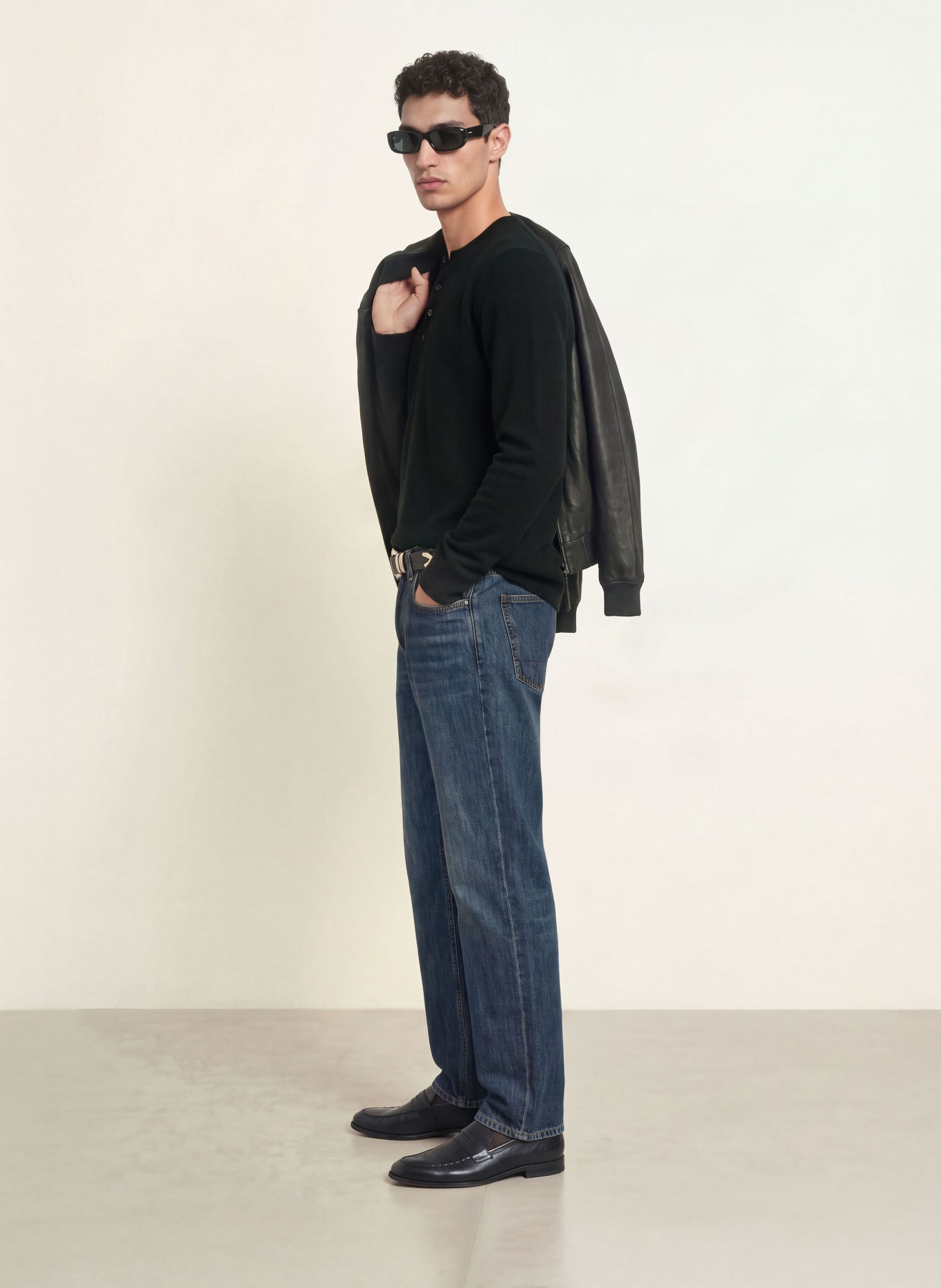 ALLSAINTS Regular Straight-Fit Jeans: 723 Dark Indigo
