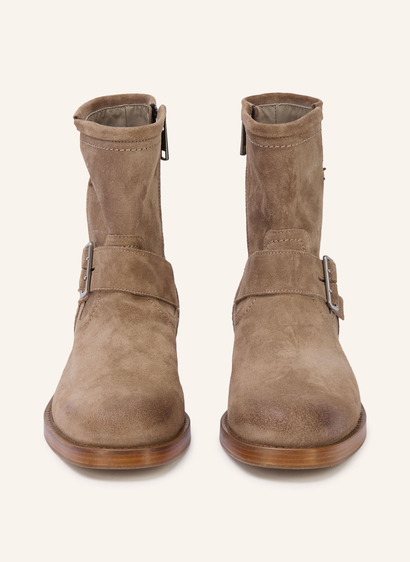 ALLSAINTS Bikerboots BAILEY: BRUIN / ZILVER