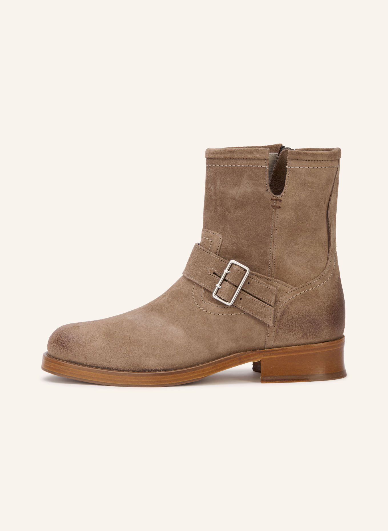 ALLSAINTS Bikerboots BAILEY: BRUIN / ZILVER