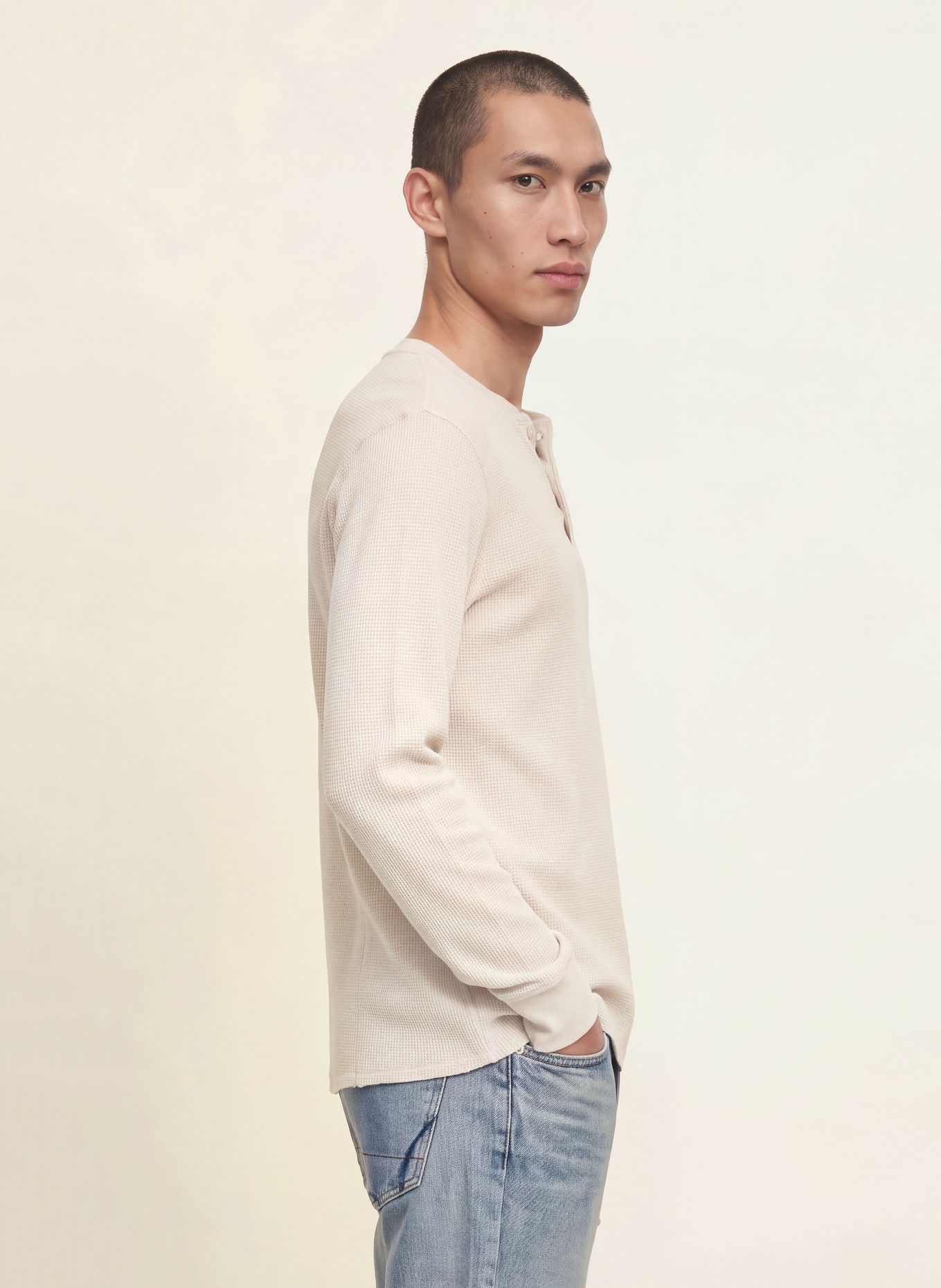 ALLSAINTS Longsleeve RAINE: BEIGE
