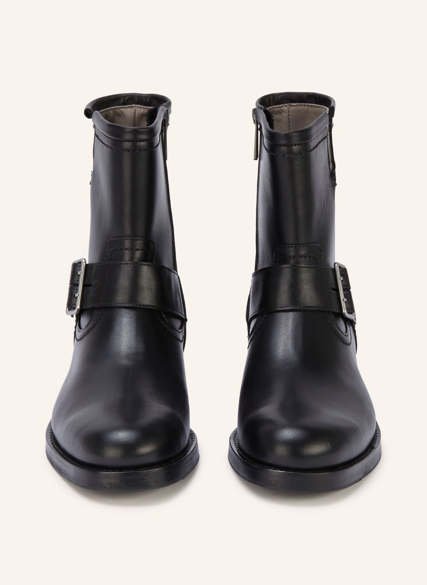 ALLSAINTS Bikerboots BAILEY: ZWART / ZILVER
