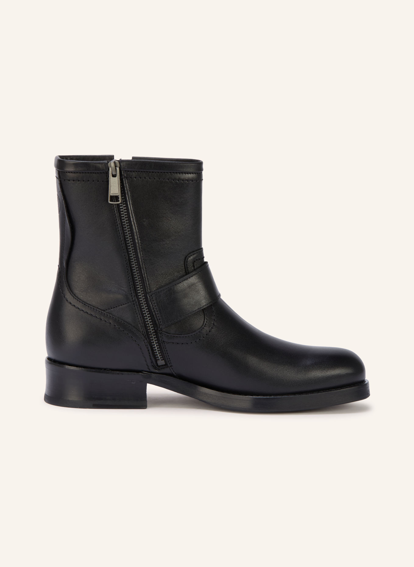 ALLSAINTS Bikerboots BAILEY: ZWART / ZILVER