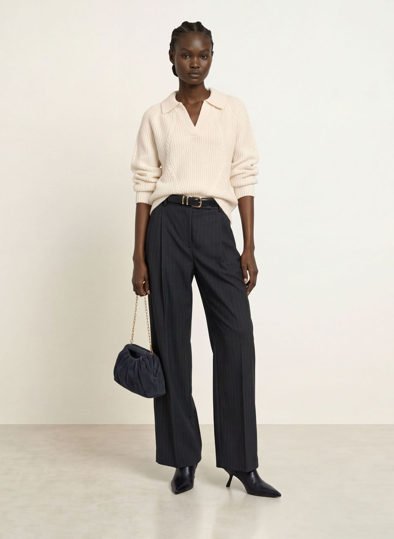 REISS Pull LINDY: CRÈME