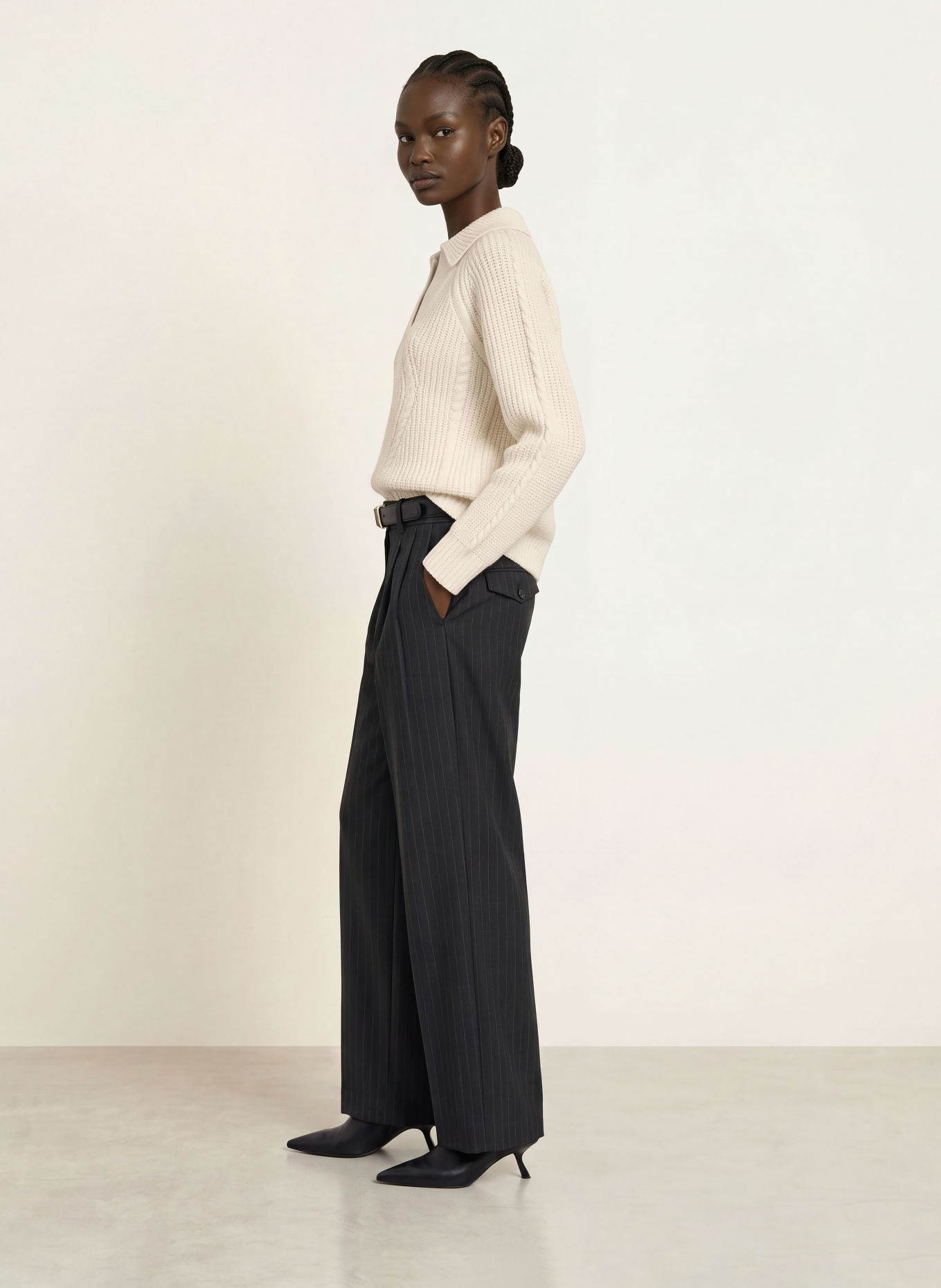 REISS Pull LINDY: CRÈME