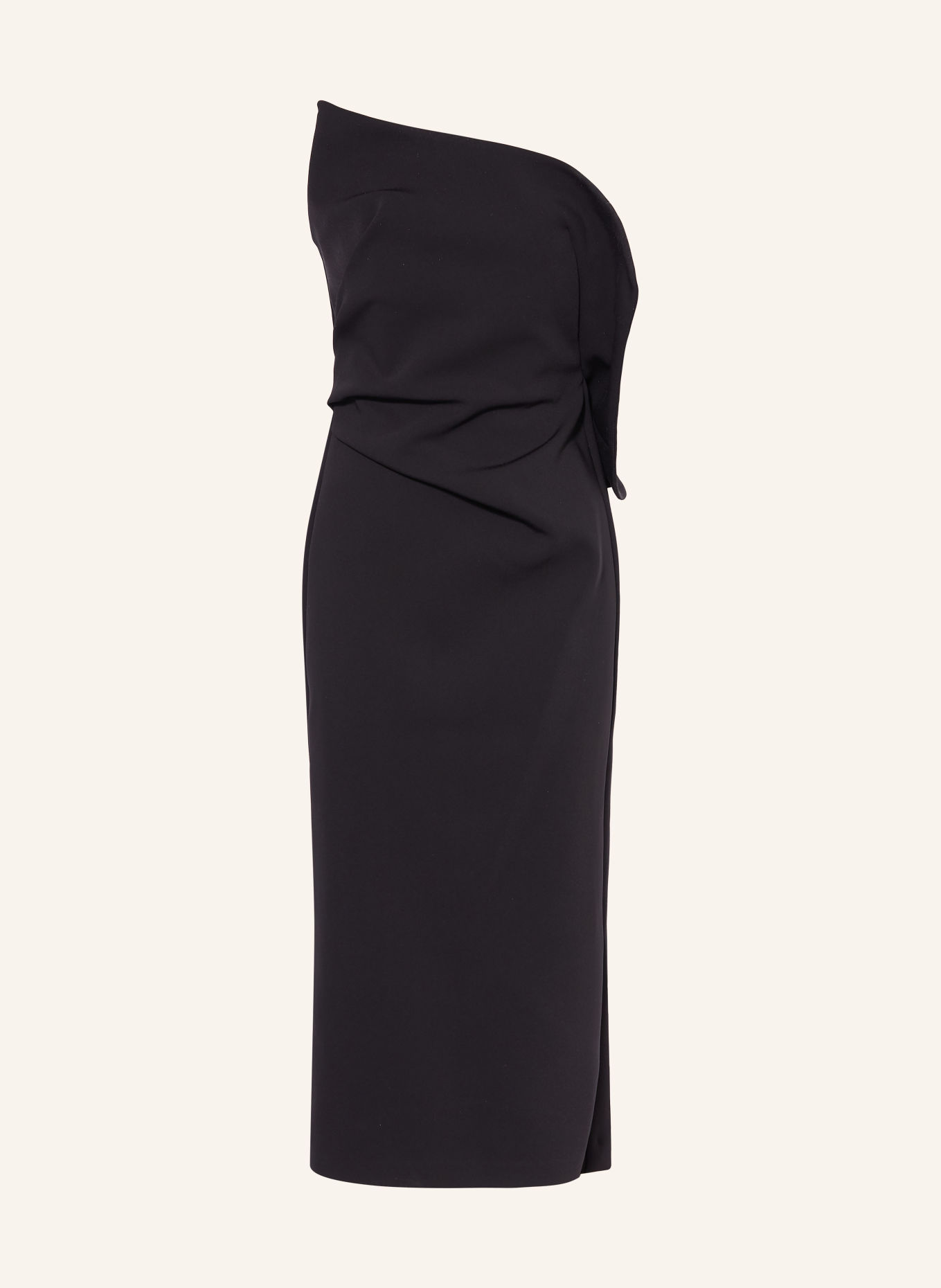 REISS Off-Shoulder-Kleid DASHA mit Volants: SCHWARZ