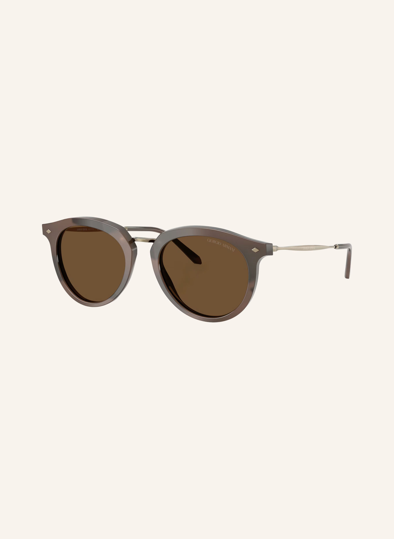 GIORGIO ARMANI Sonnenbrille AR6191: BRAUN/ BRAUN POLARISIERT