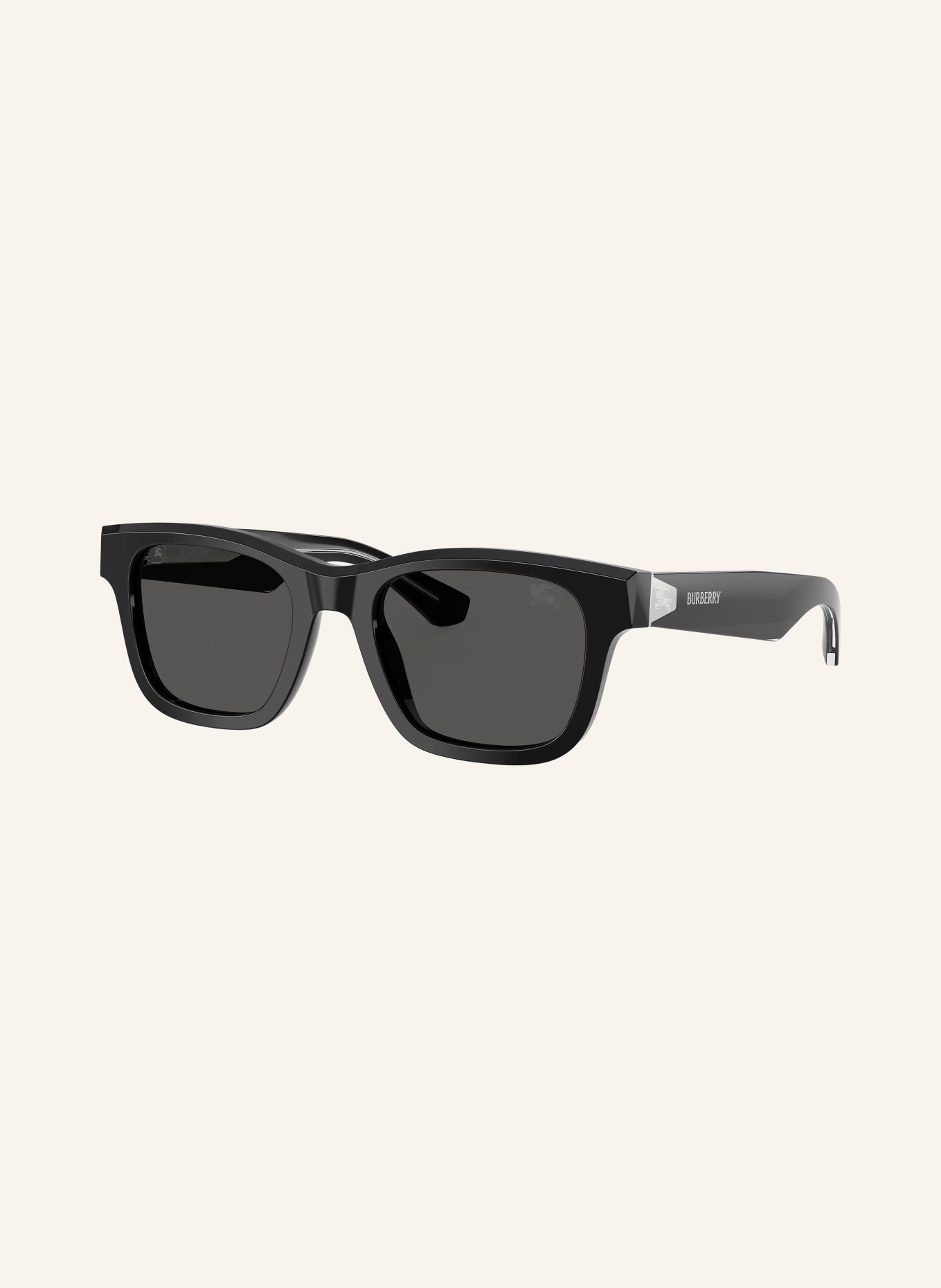 BURBERRY Sonnenbrille BE4504F: SCHWARZ/ DUNKELGRAU