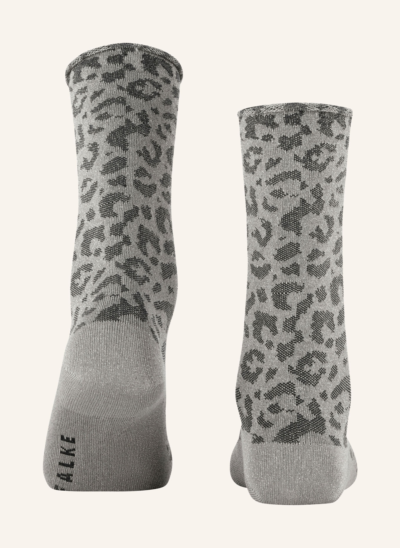 FALKE Socken SHINY mit Glitzergarn: 3640 FLINT GREY