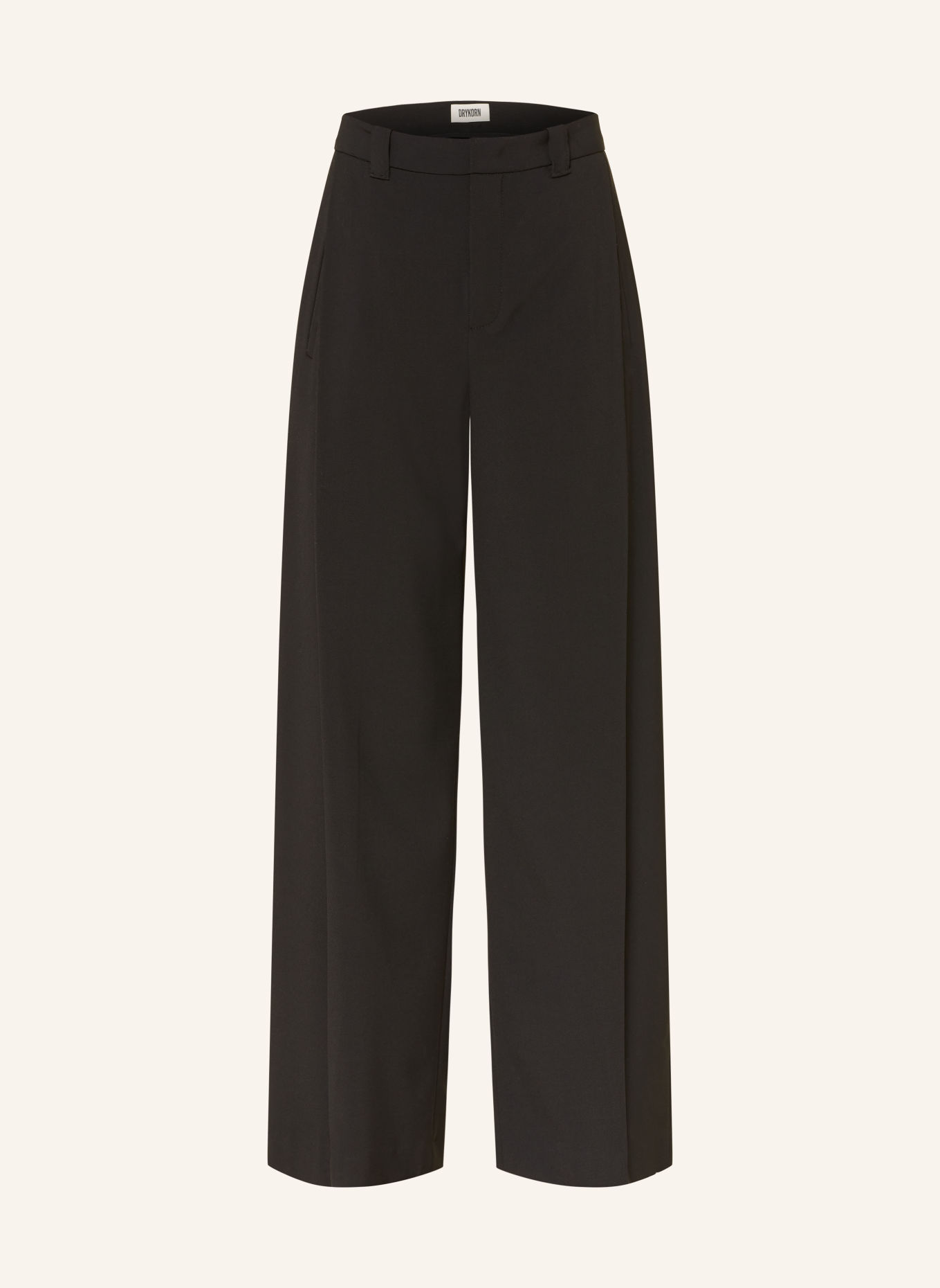 REISS 7/8 broek ARIES: ZWART