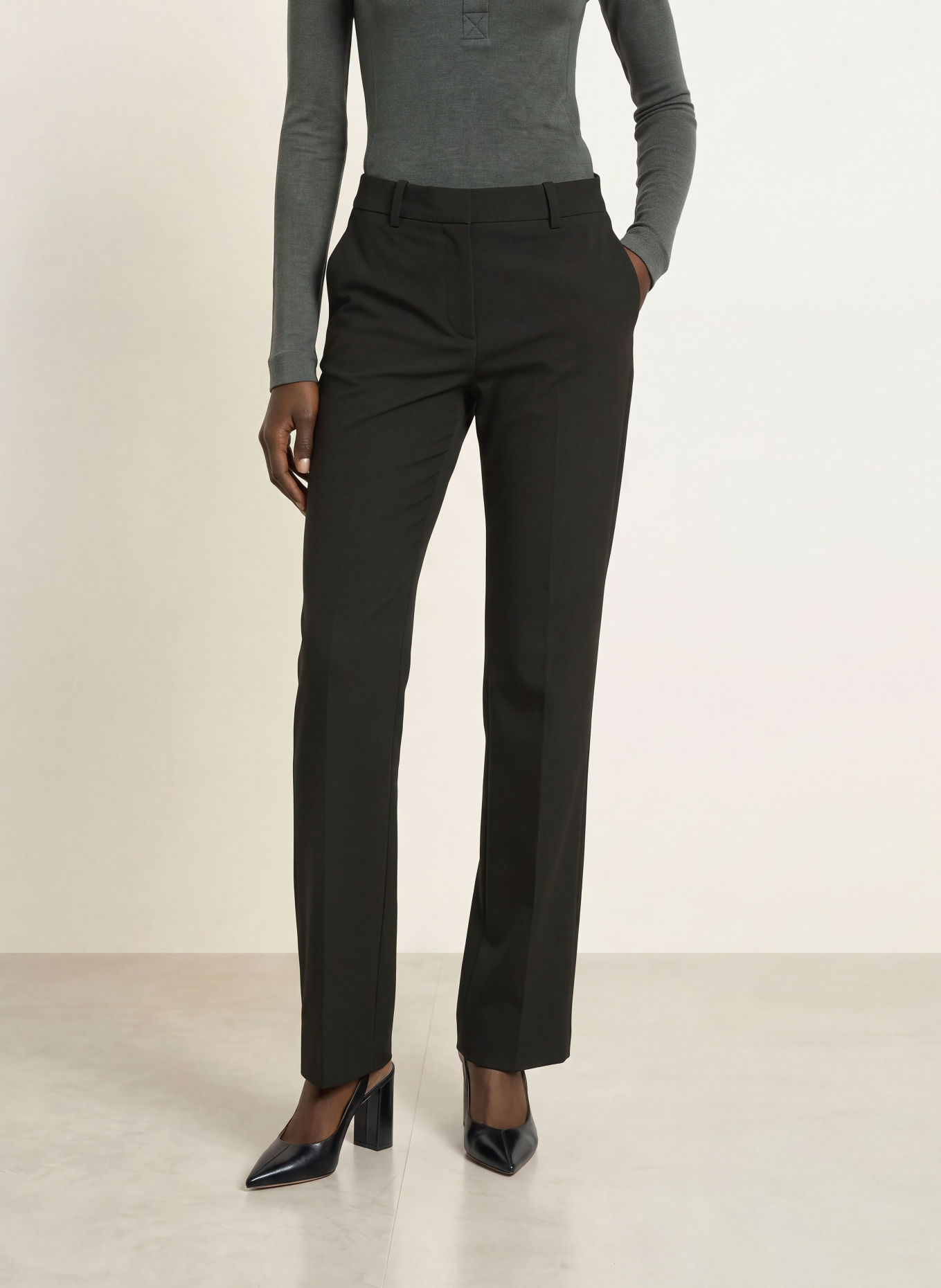 REISS Pantalon MERISSE: NOIR