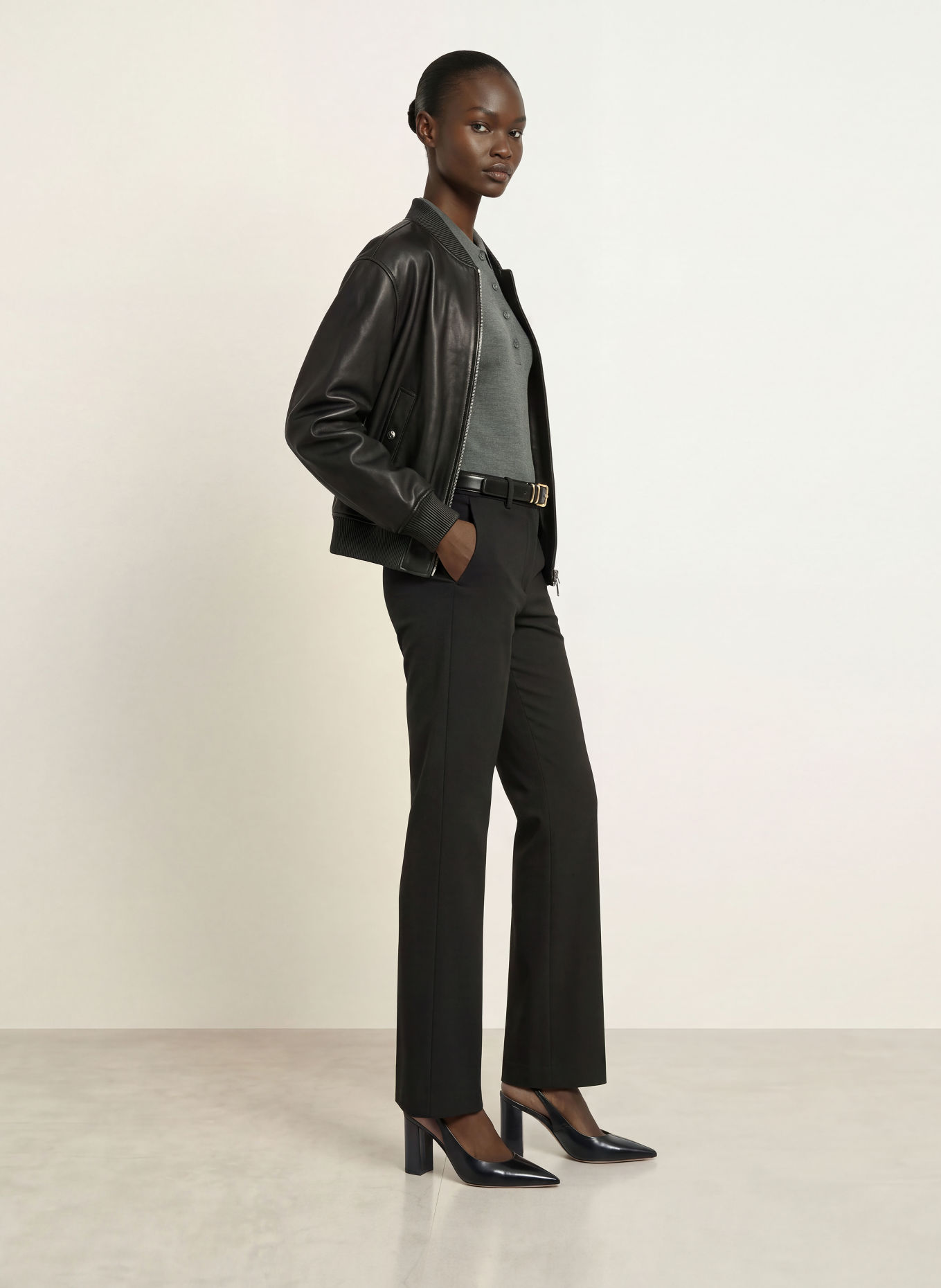REISS Pantalon MERISSE: NOIR