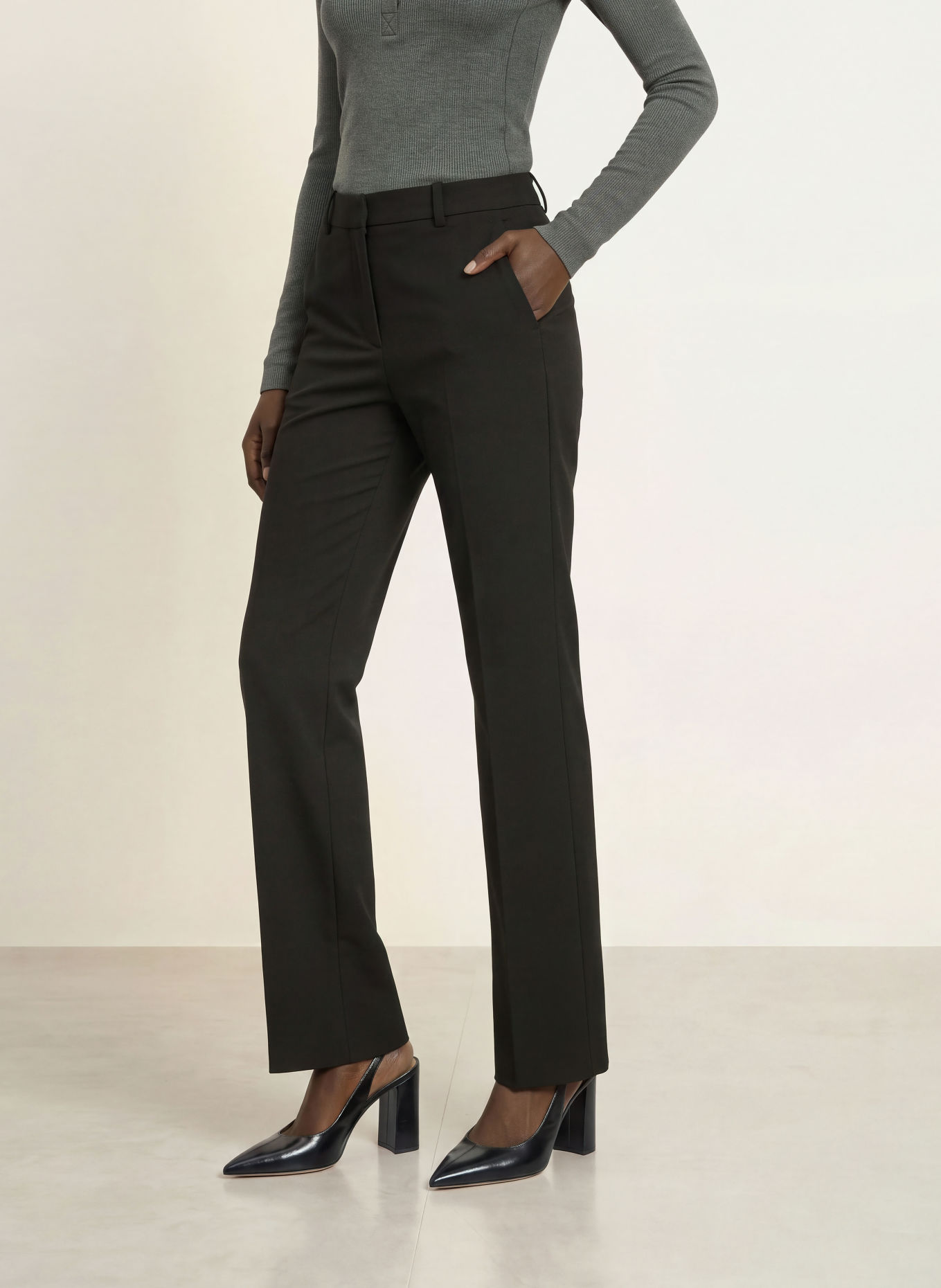 REISS Pantalon MERISSE: NOIR