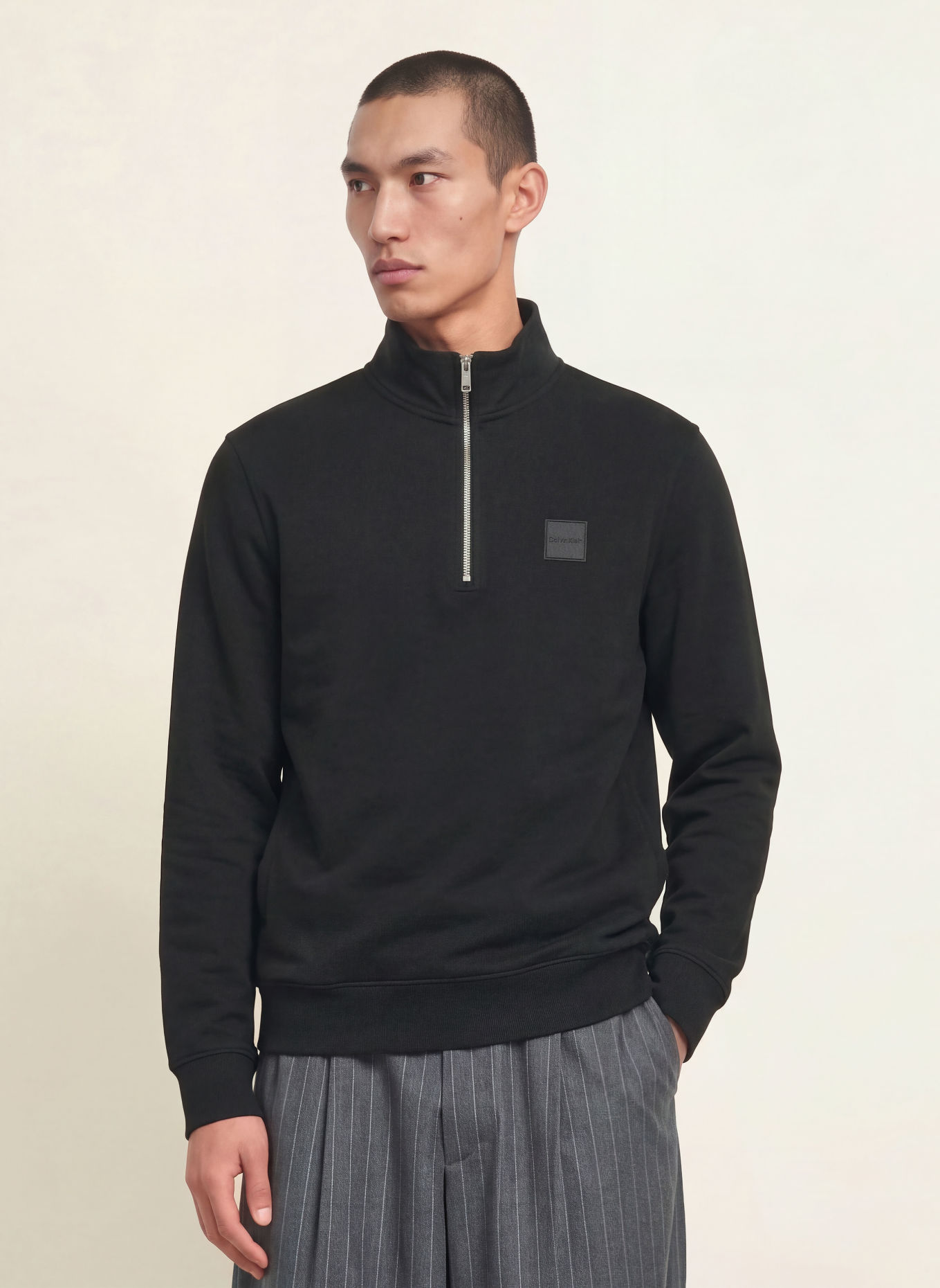Calvin Klein Sweat-Troyer: SCHWARZ