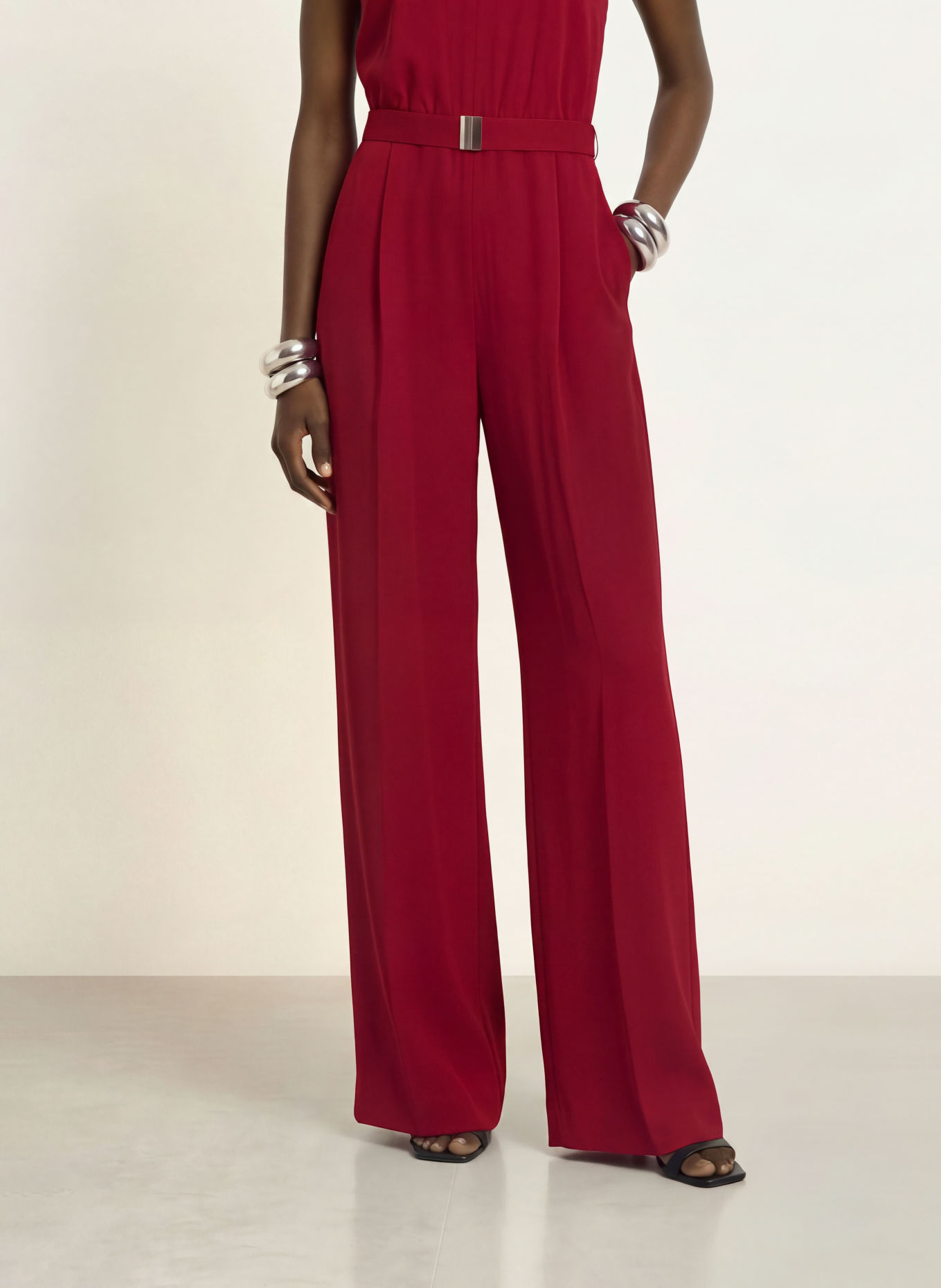 REISS Jumpsuit JODIE: DUNKELROT