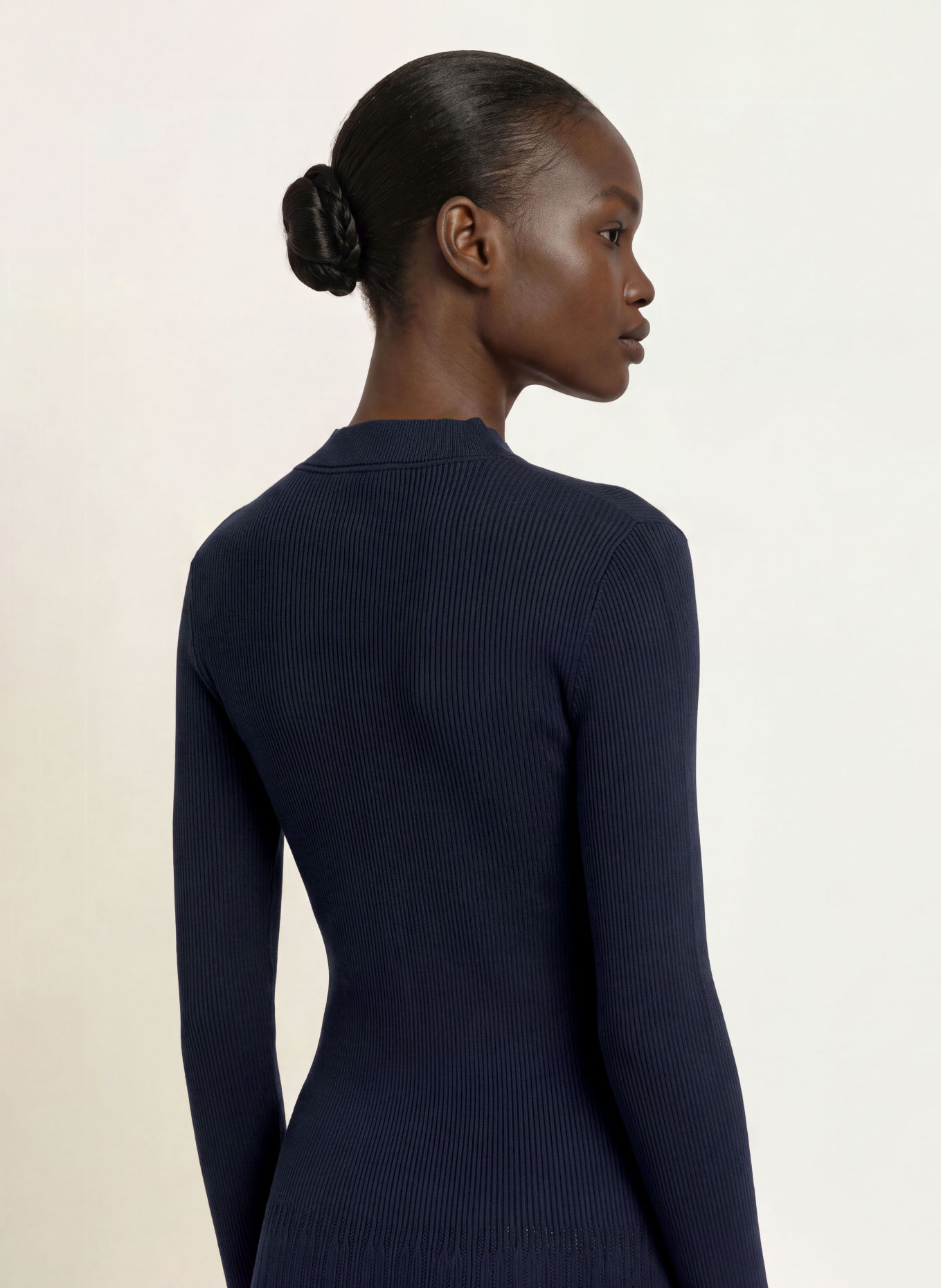 REISS Strickkleid ERIN: DUNKELBLAU