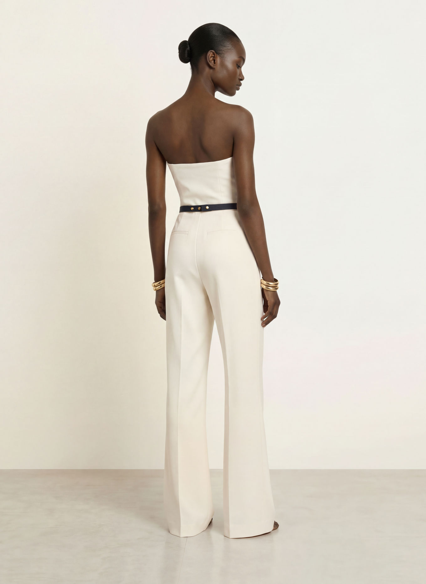 REISS LEAH Jumpsuit: CREAM