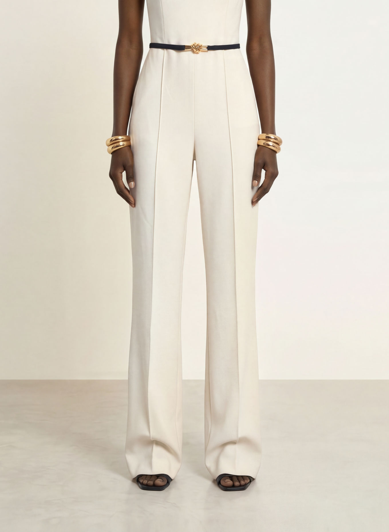 REISS LEAH Jumpsuit: CREAM