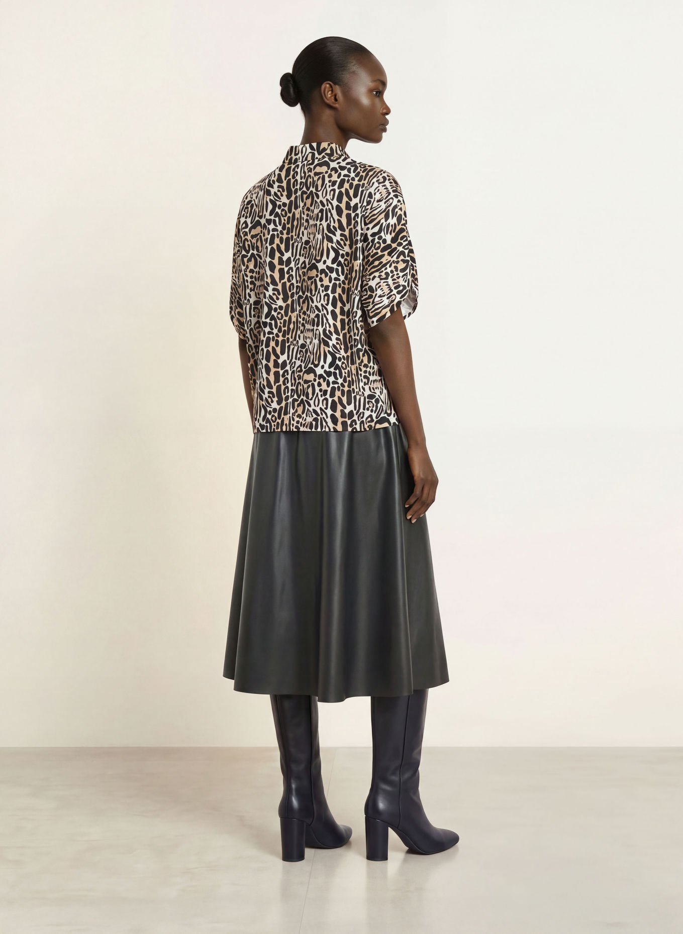 RAFFAELLO ROSSI Blouseshirt LOUI: BEIGE / BRUIN