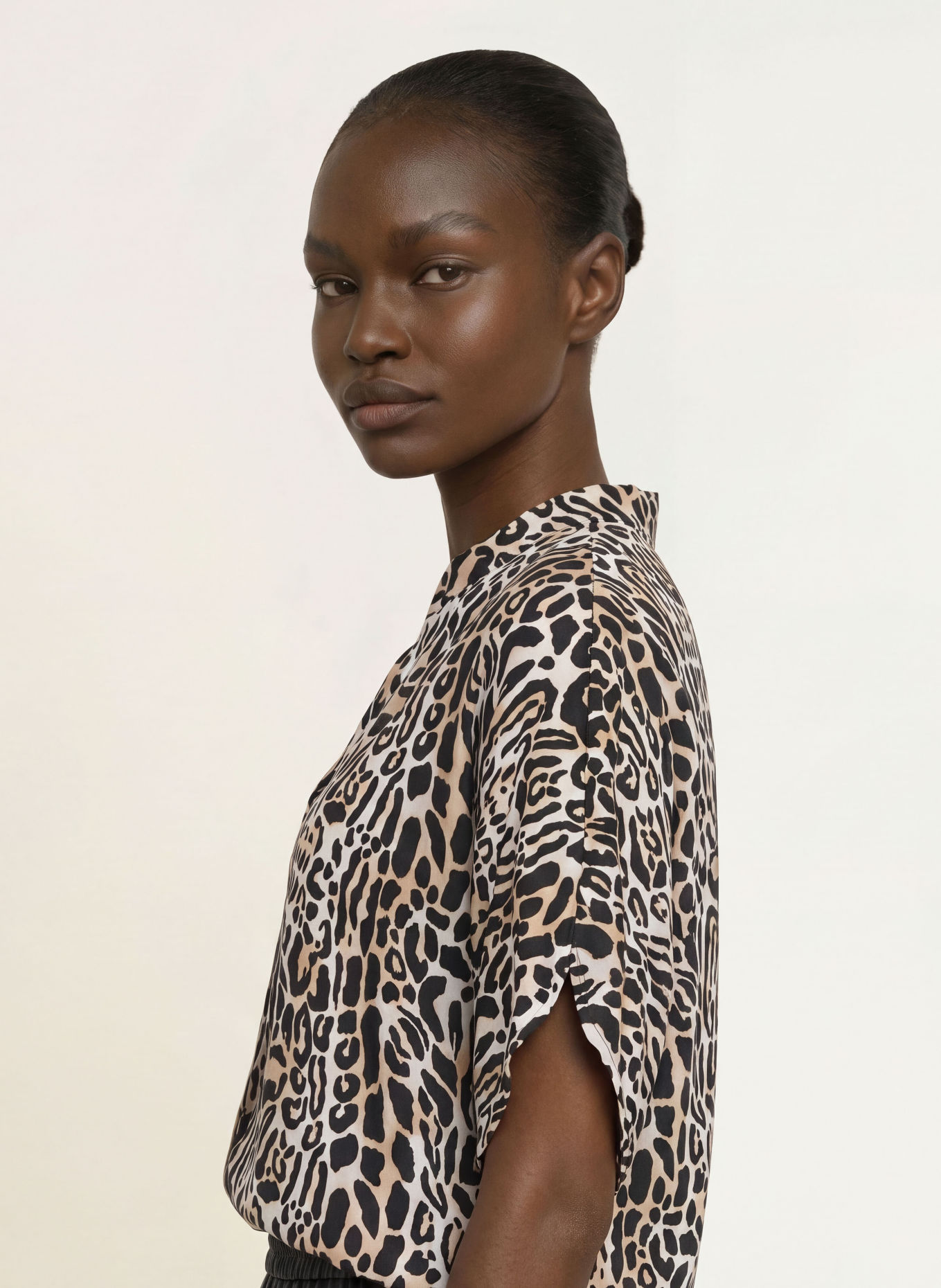 RAFFAELLO ROSSI Blouseshirt LOUI: BEIGE / BRUIN