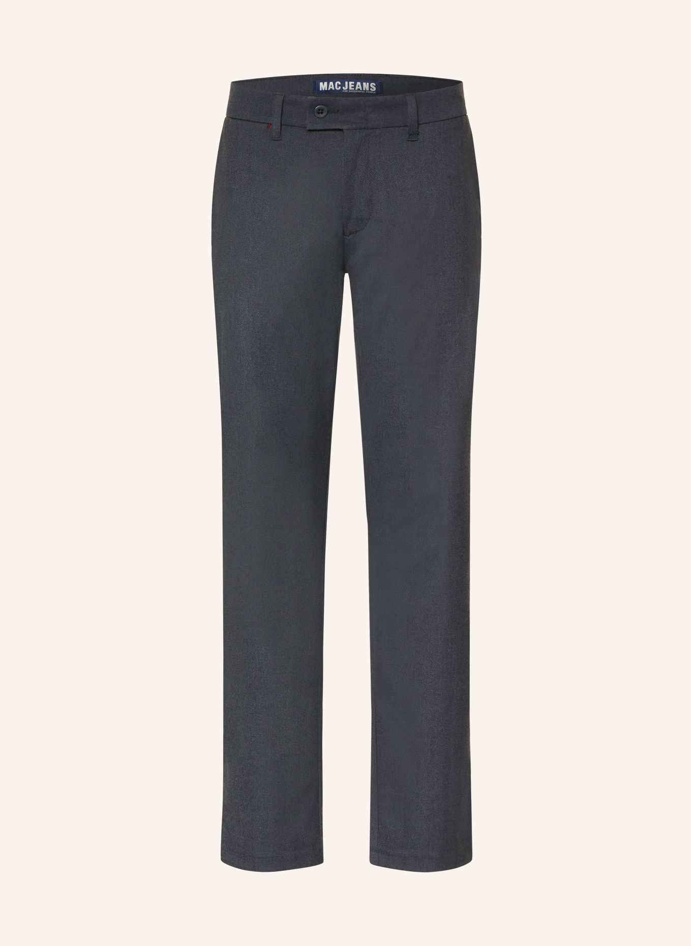 MAC LENNOX Modern Fit Chinos: DARK BLUE