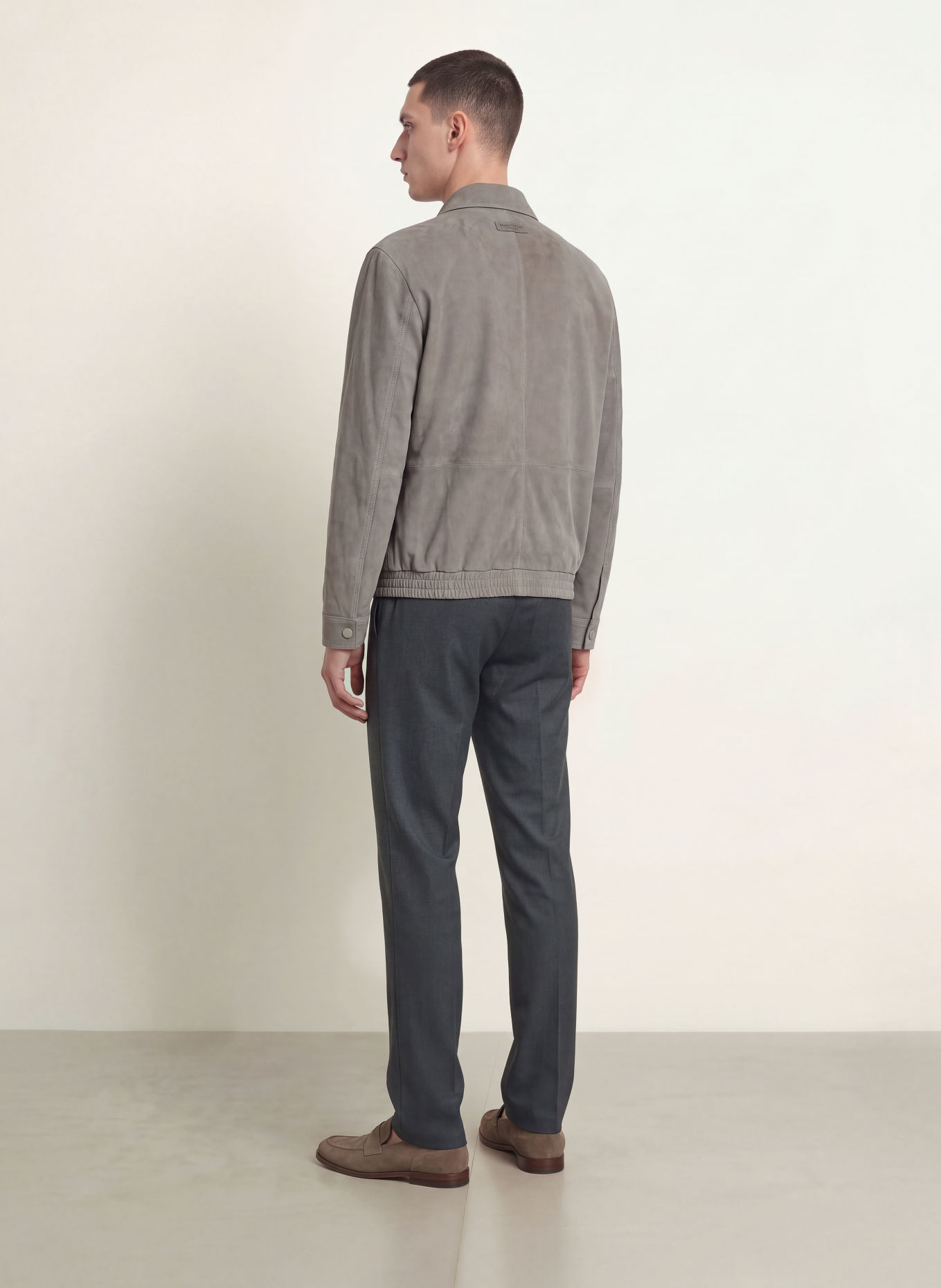 MAC LENNOX Modern Fit Chinos: DARK BLUE