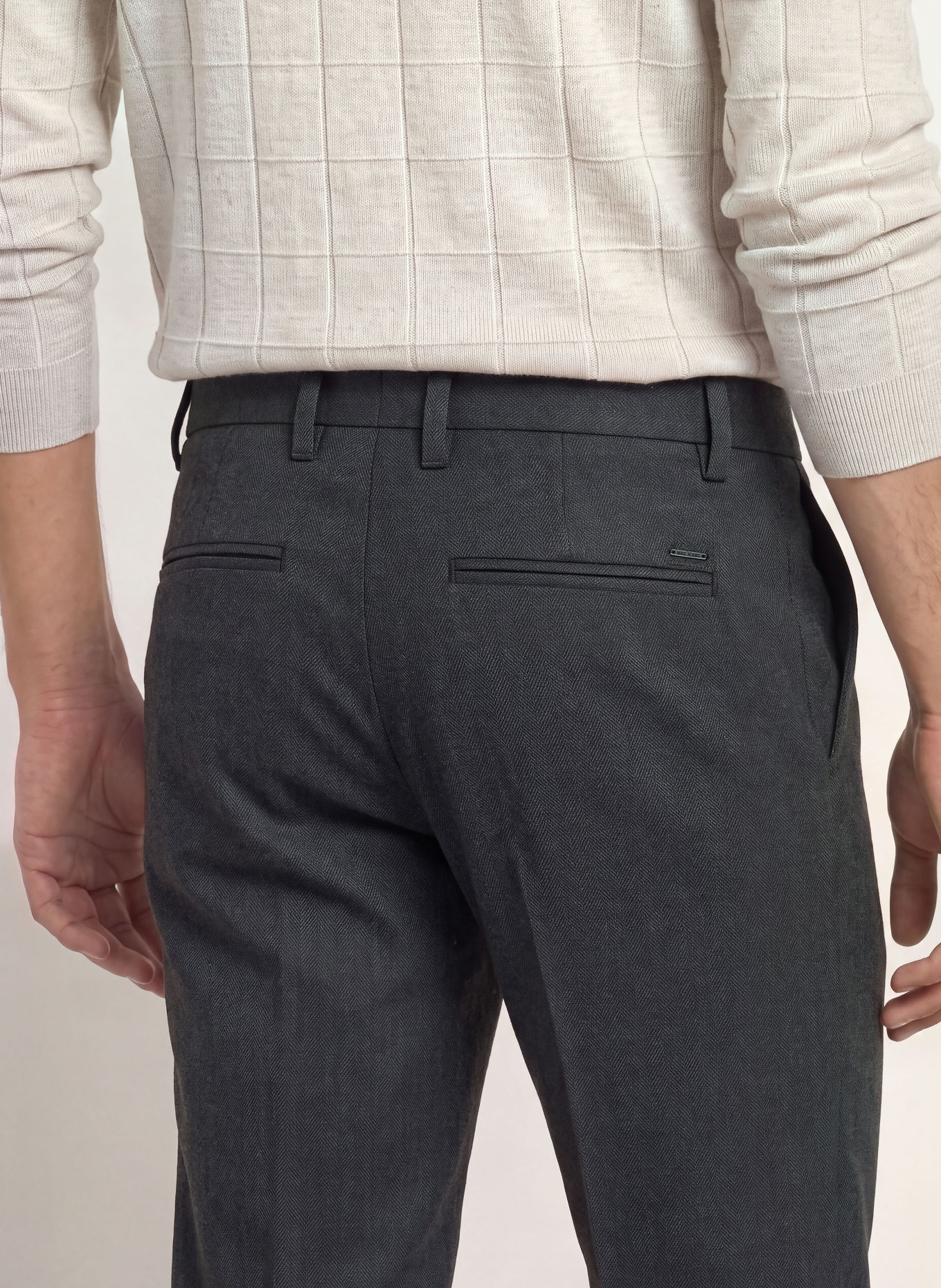 MAC LENNOX Modern Fit Chinos: DARK BLUE