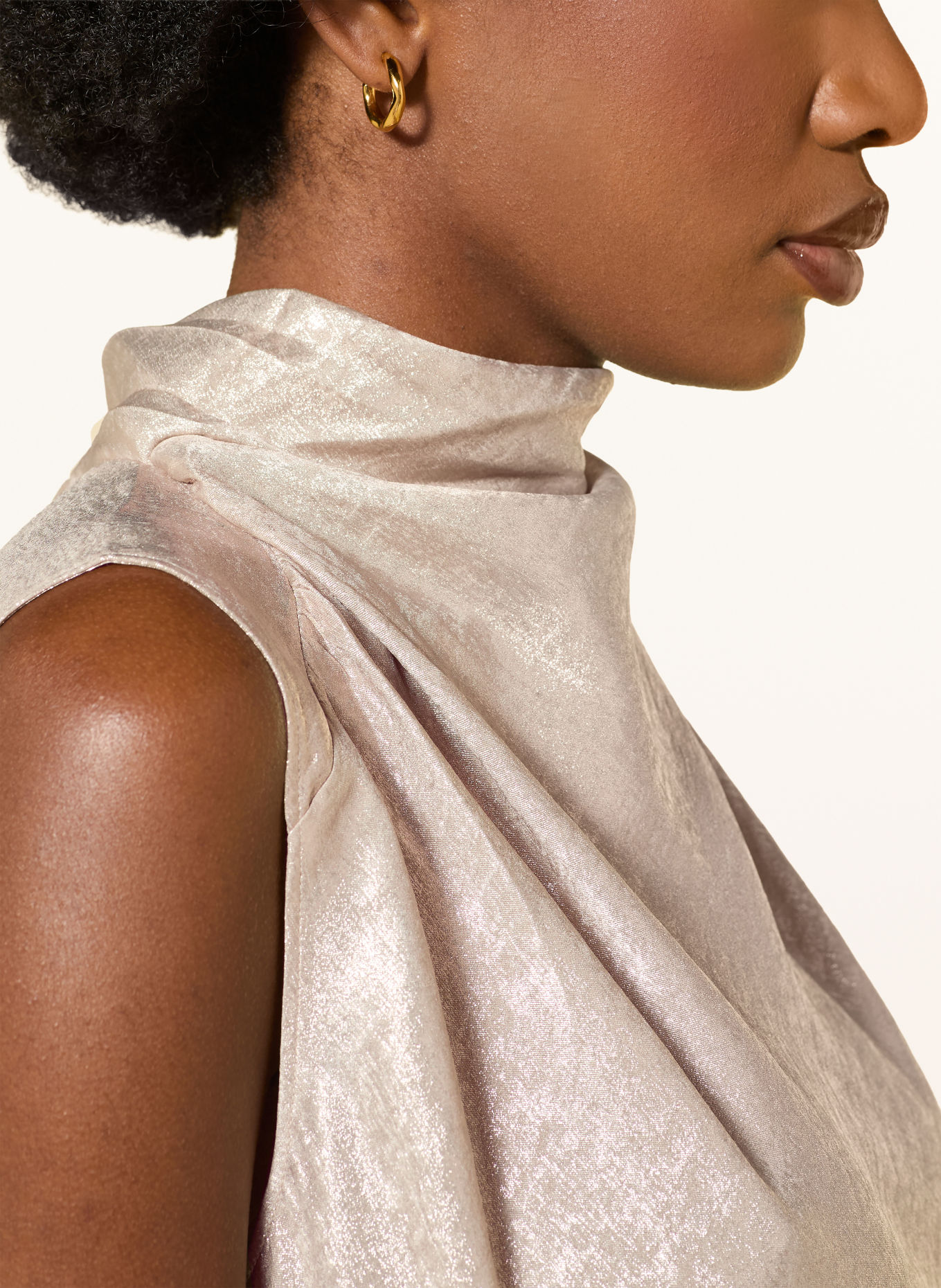 REISS Top ROMEE: ECRU