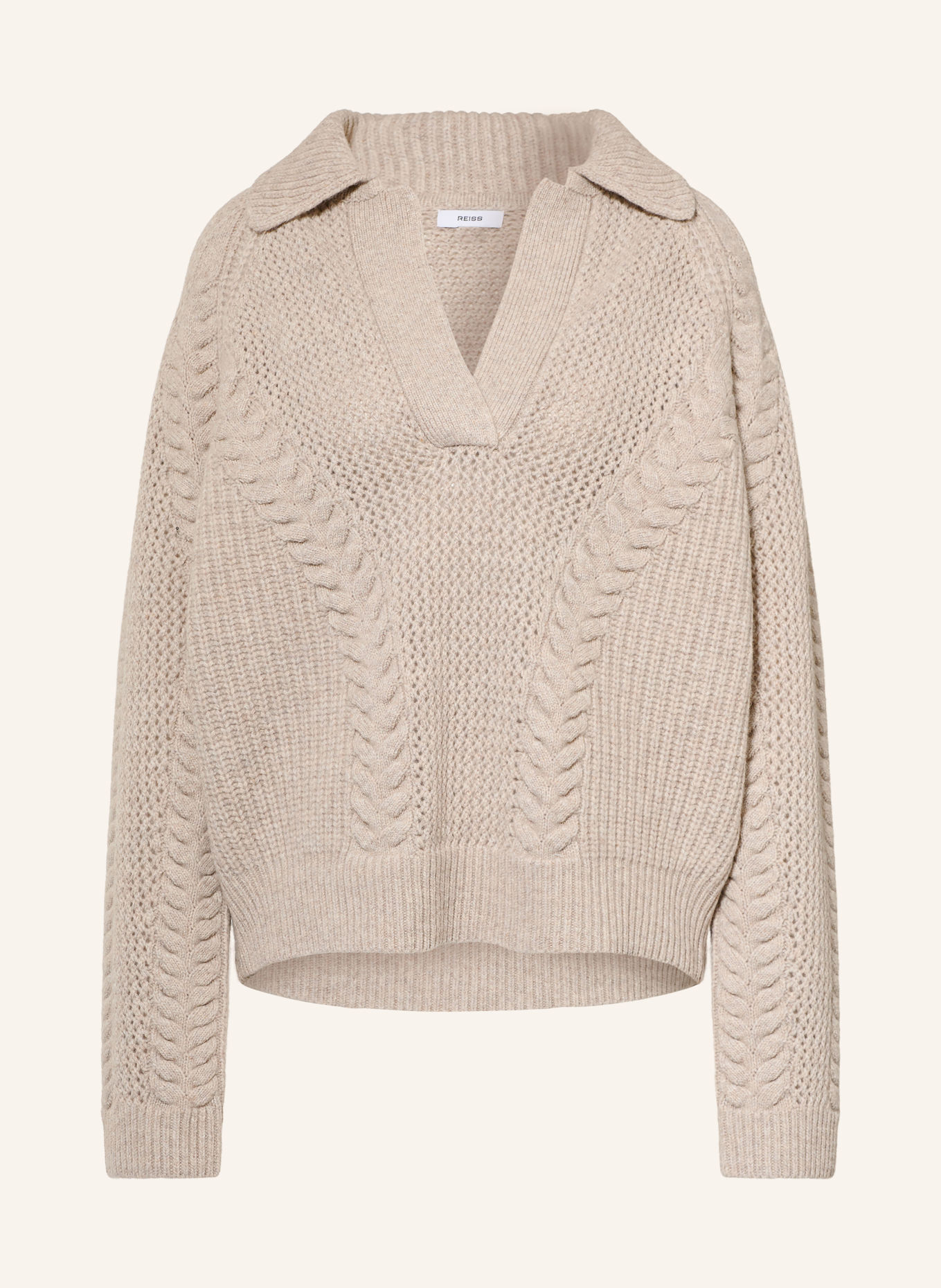 REISS Pull AURIELE: MARRON CLAIR