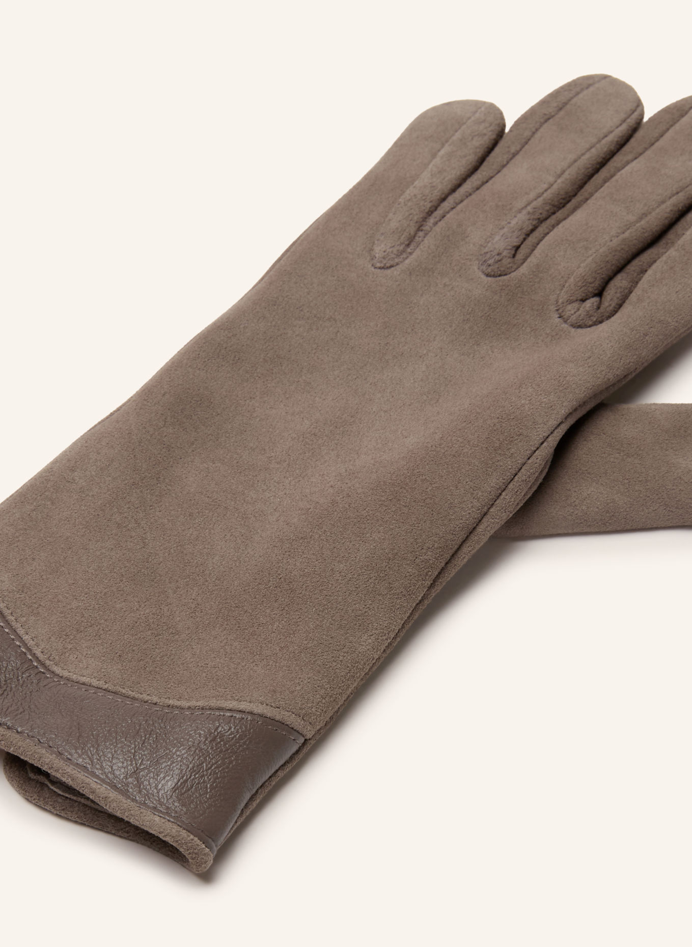 REISS Gants en cuir CLAUDIA: GRIS