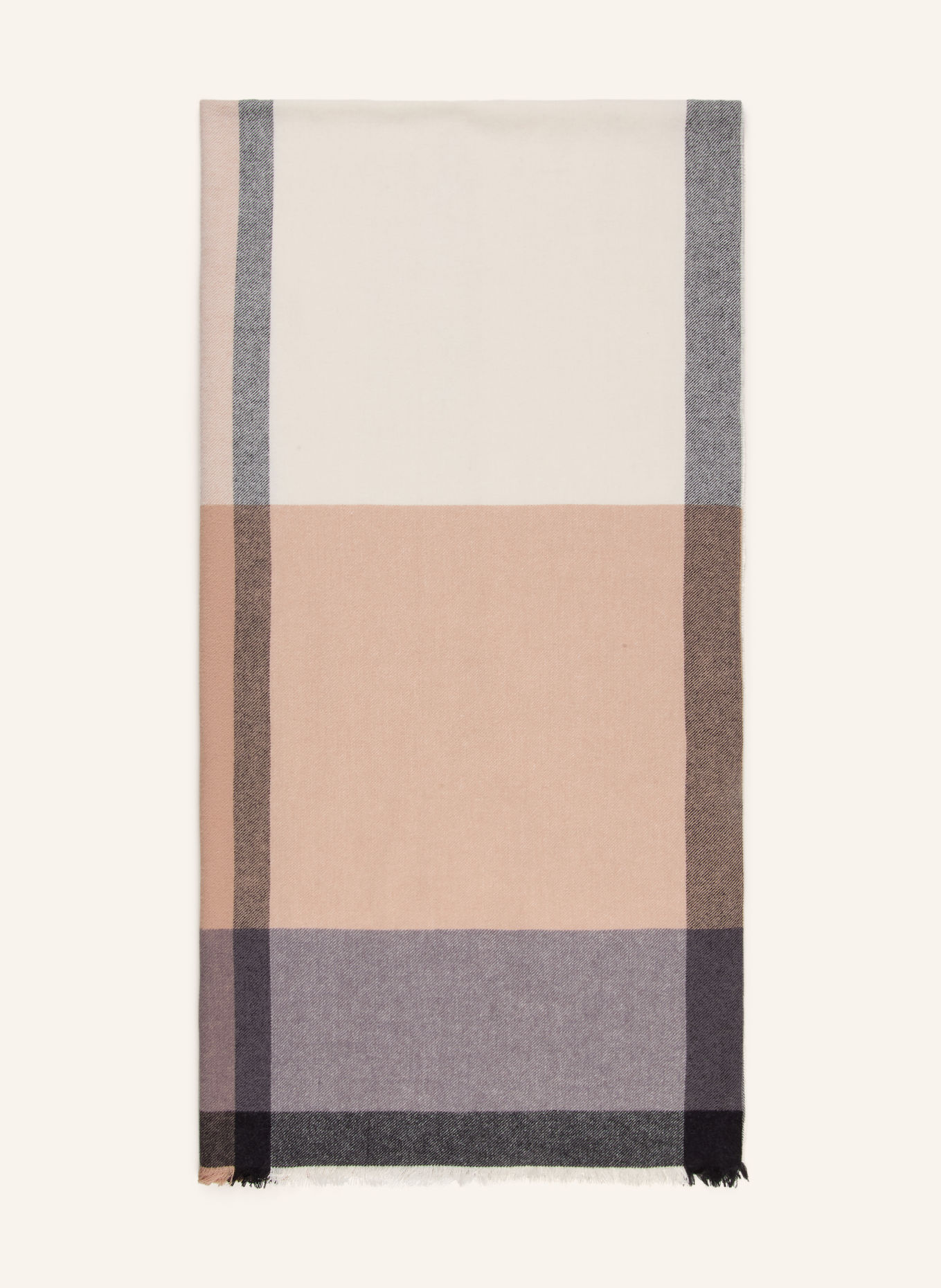 REISS Schal CORA: CREME / TAUPE / GRAU