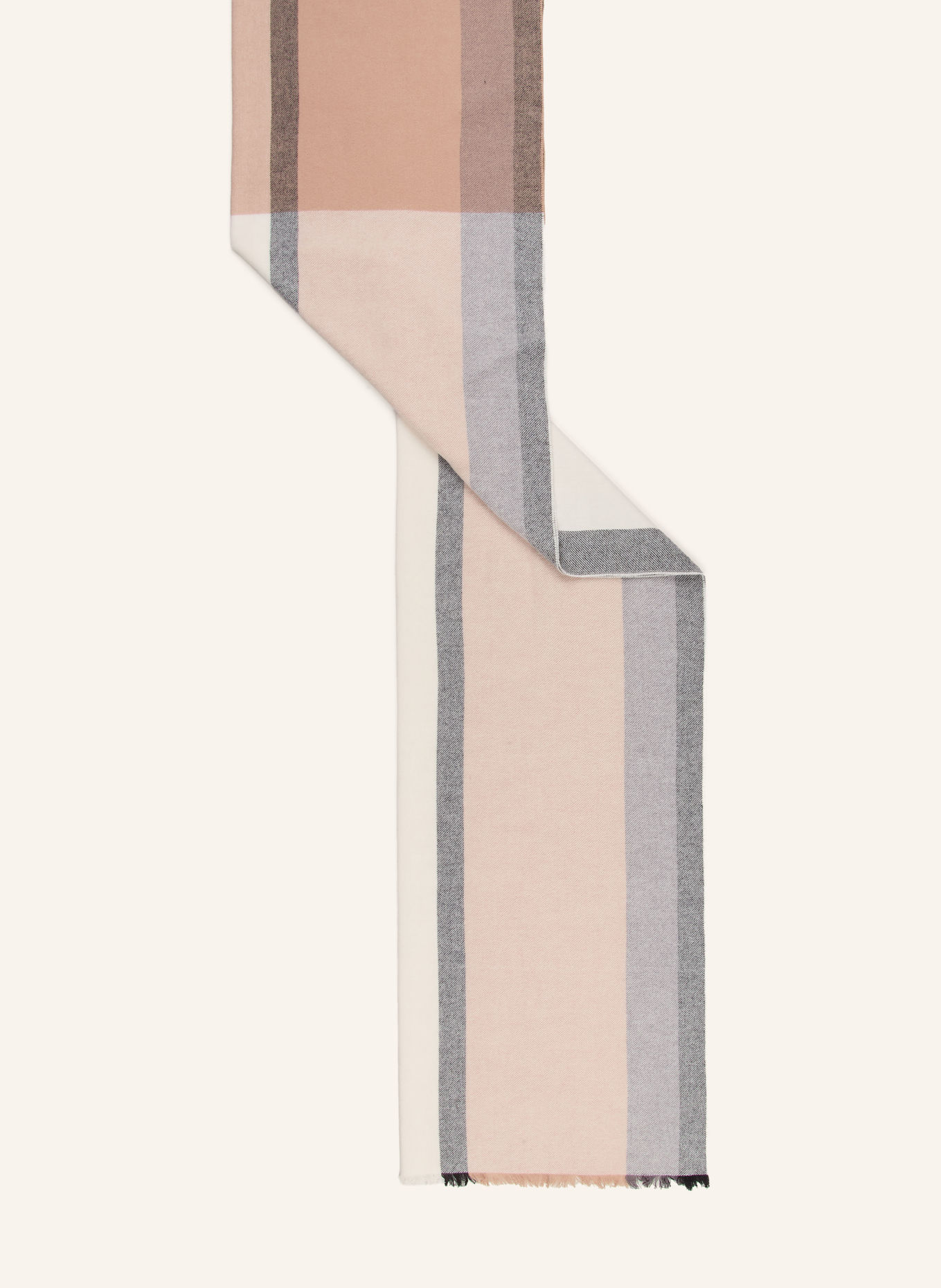 REISS Schal CORA: CREME / TAUPE / GRAU