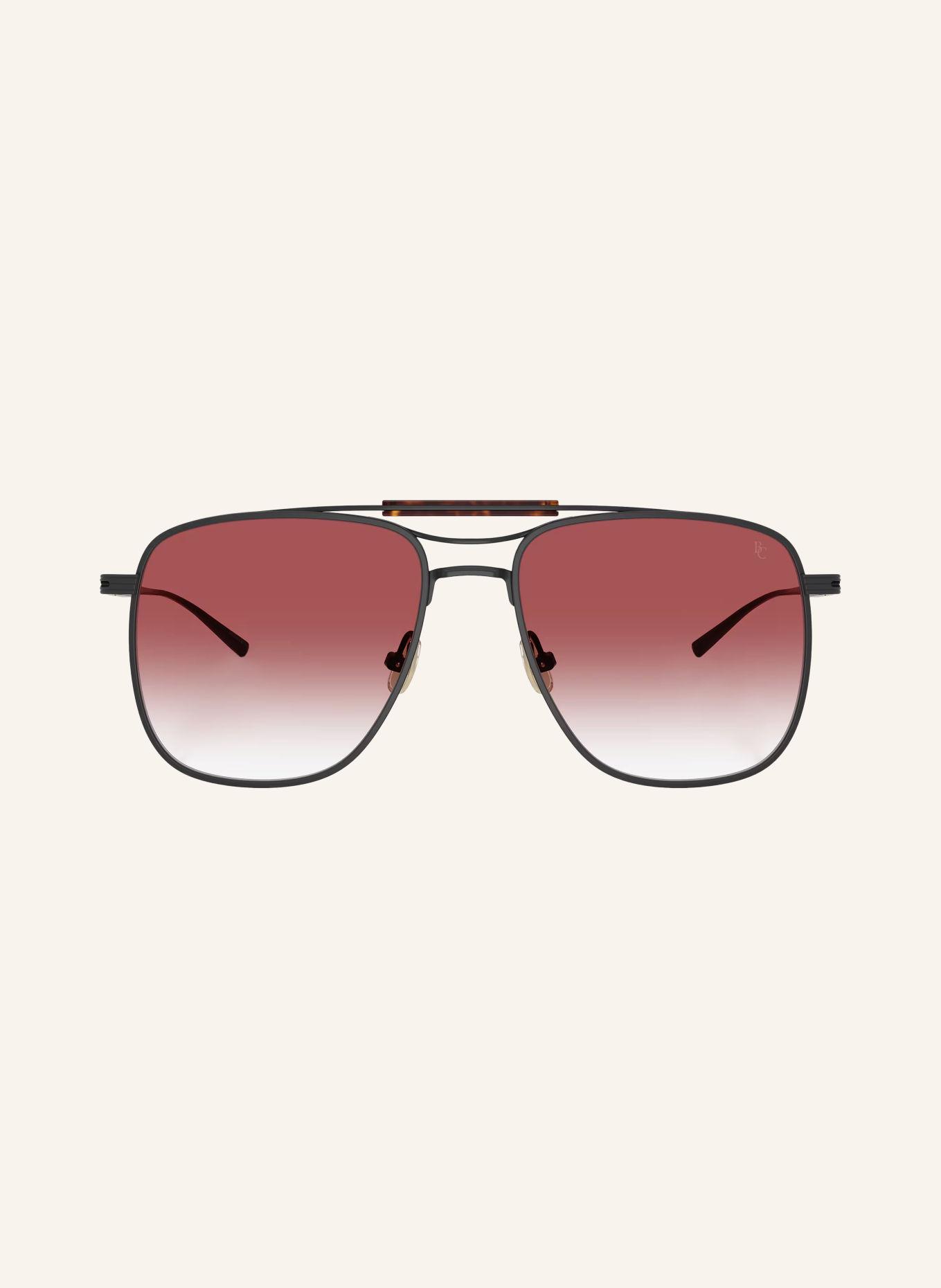 BRUNELLO CUCINELLI Sonnenbrille BC2024ST: NERO SEMIOPACO/ VENDEMMIA