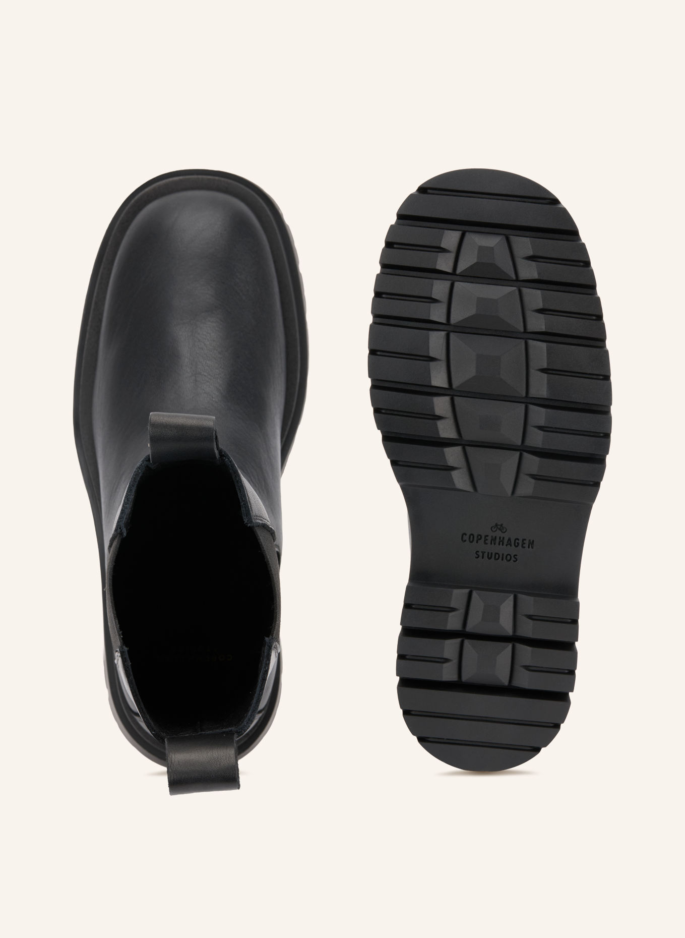 COPENHAGEN STUDIOS Chelsea-Boots CPH1000: SCHWARZ