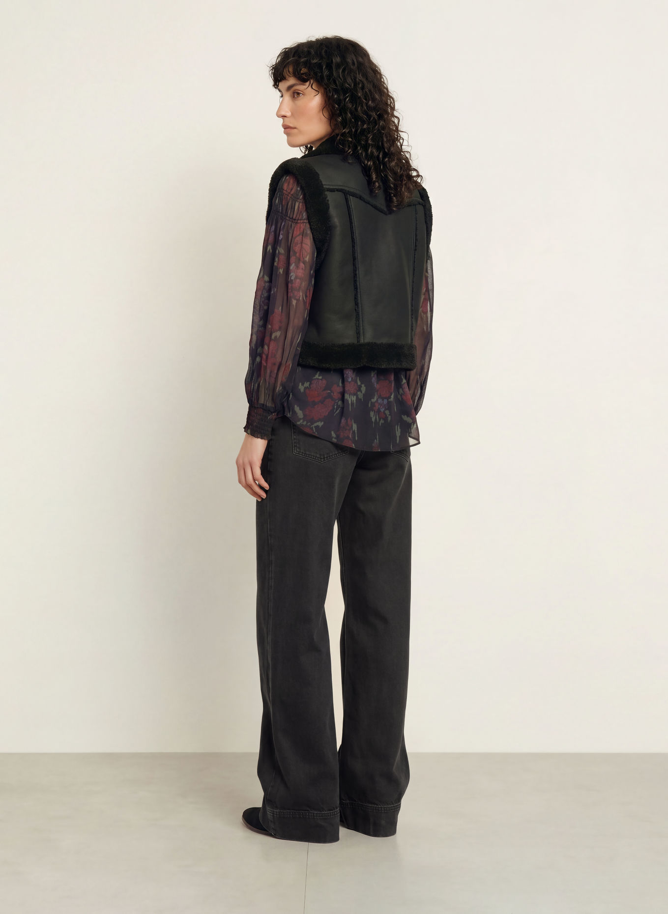 ba&sh Raka jeans RANJA: BLACK BLACKSTONE