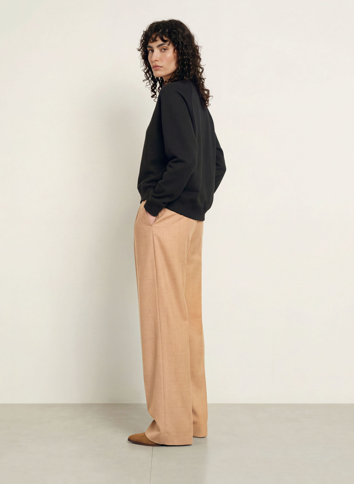 ba&sh Marlenehose TWANI: CAMEL