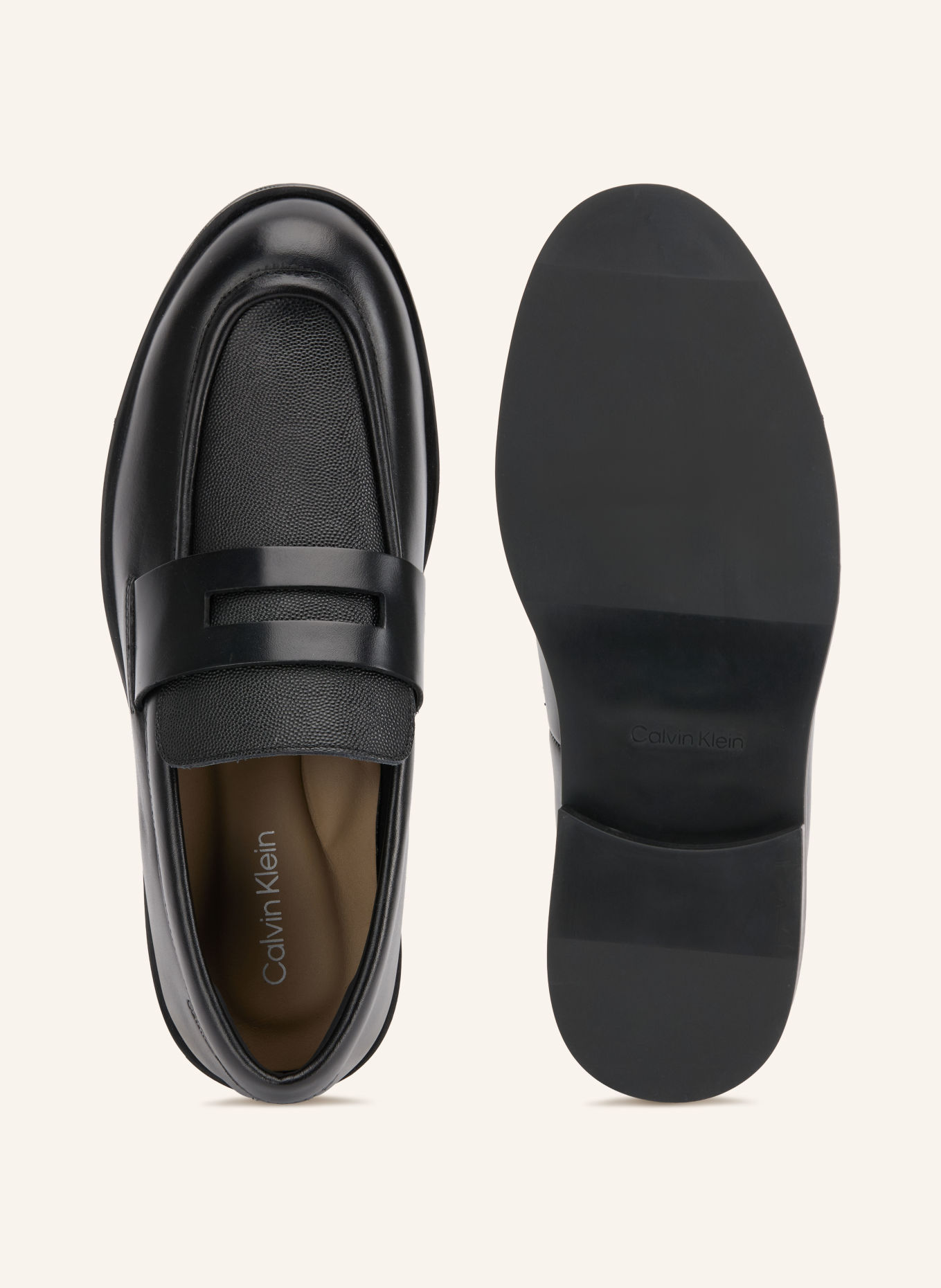 Calvin Klein Penny-Loafer: SCHWARZ
