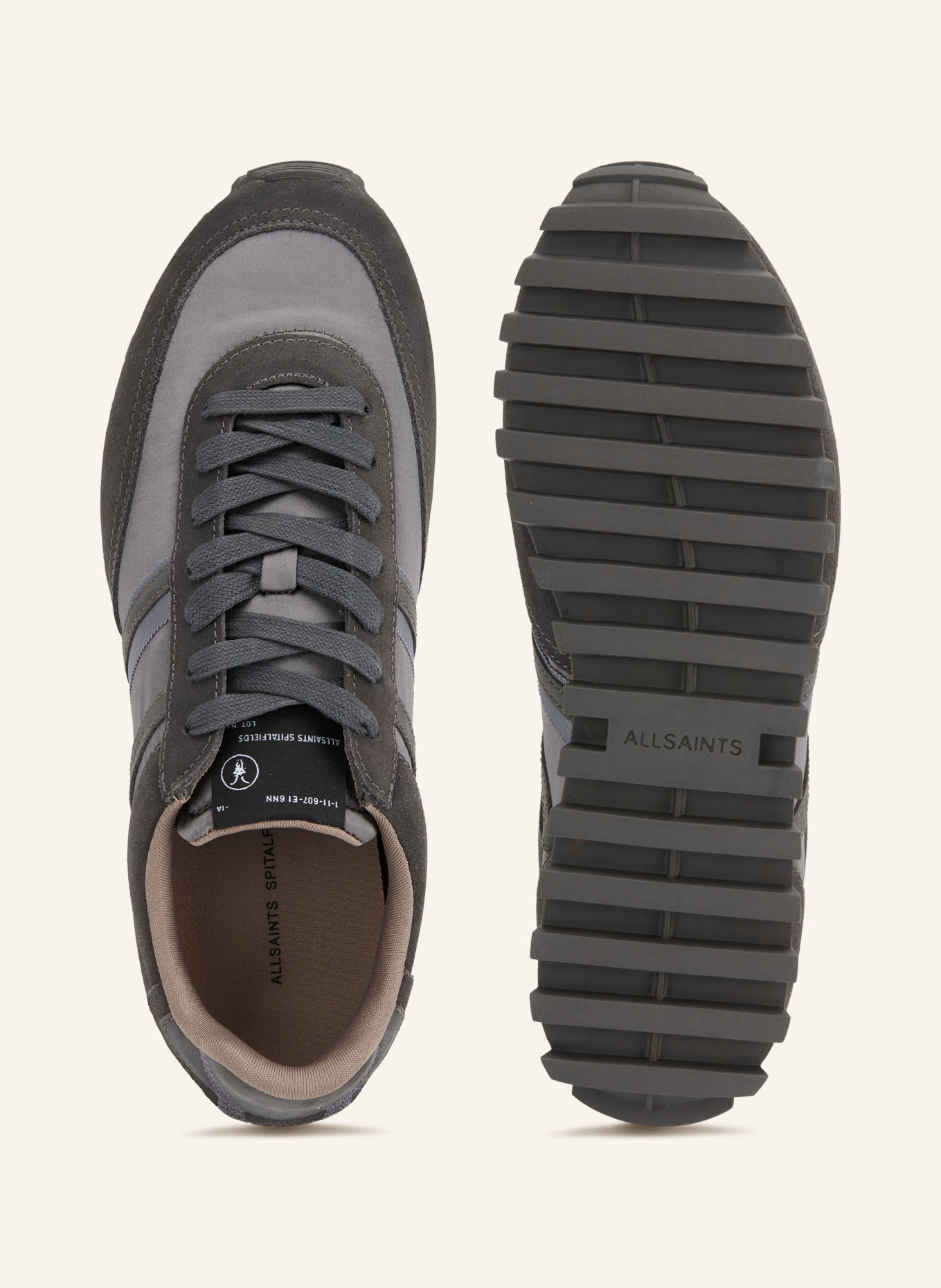 ALLSAINTS Sneakers ROBIN: DONKERGRIJS