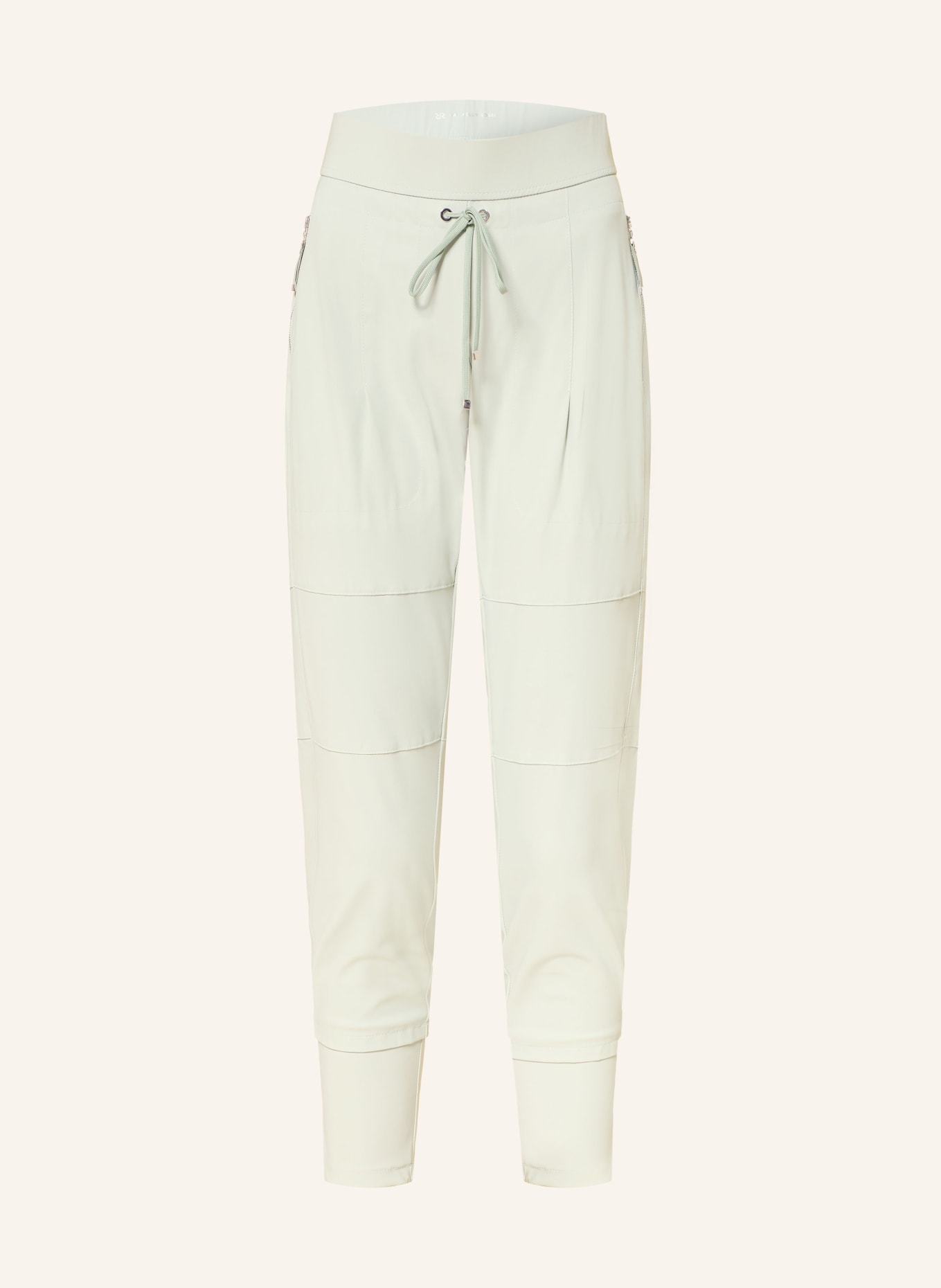 RAFFAELLO ROSSI Pants CANDY in jogger style: LIGHT GREEN