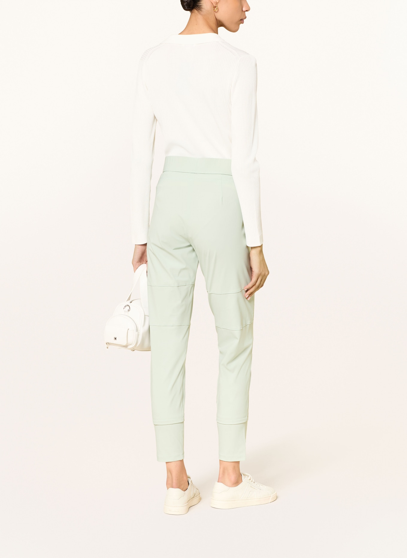 RAFFAELLO ROSSI Pants CANDY in jogger style: LIGHT GREEN
