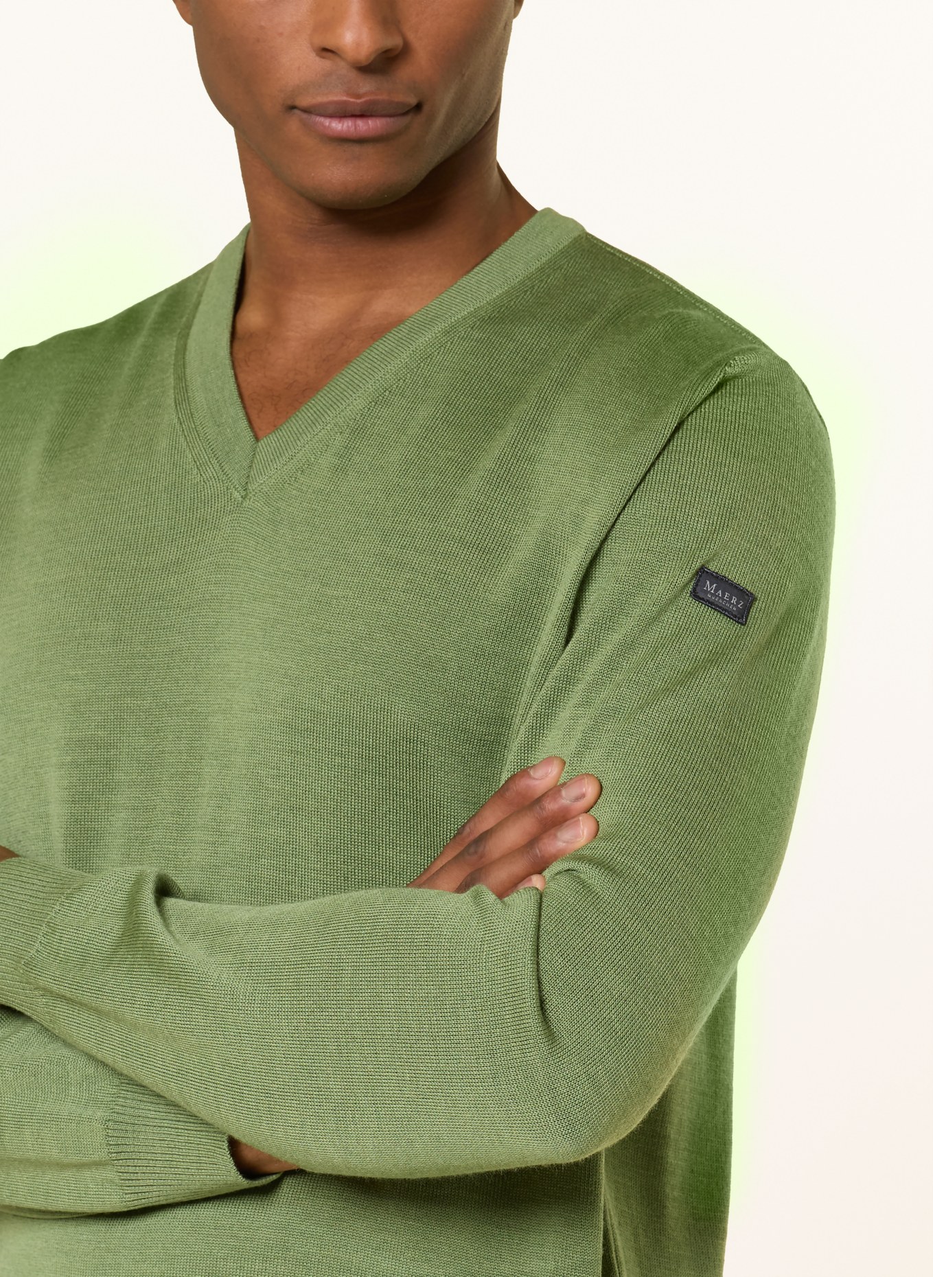 MAERZ MUENCHEN Pullover: GRÜN