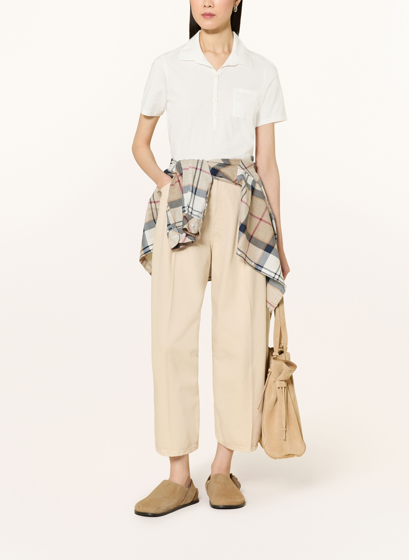 Marc O'Polo Polo en jersey: BLANC