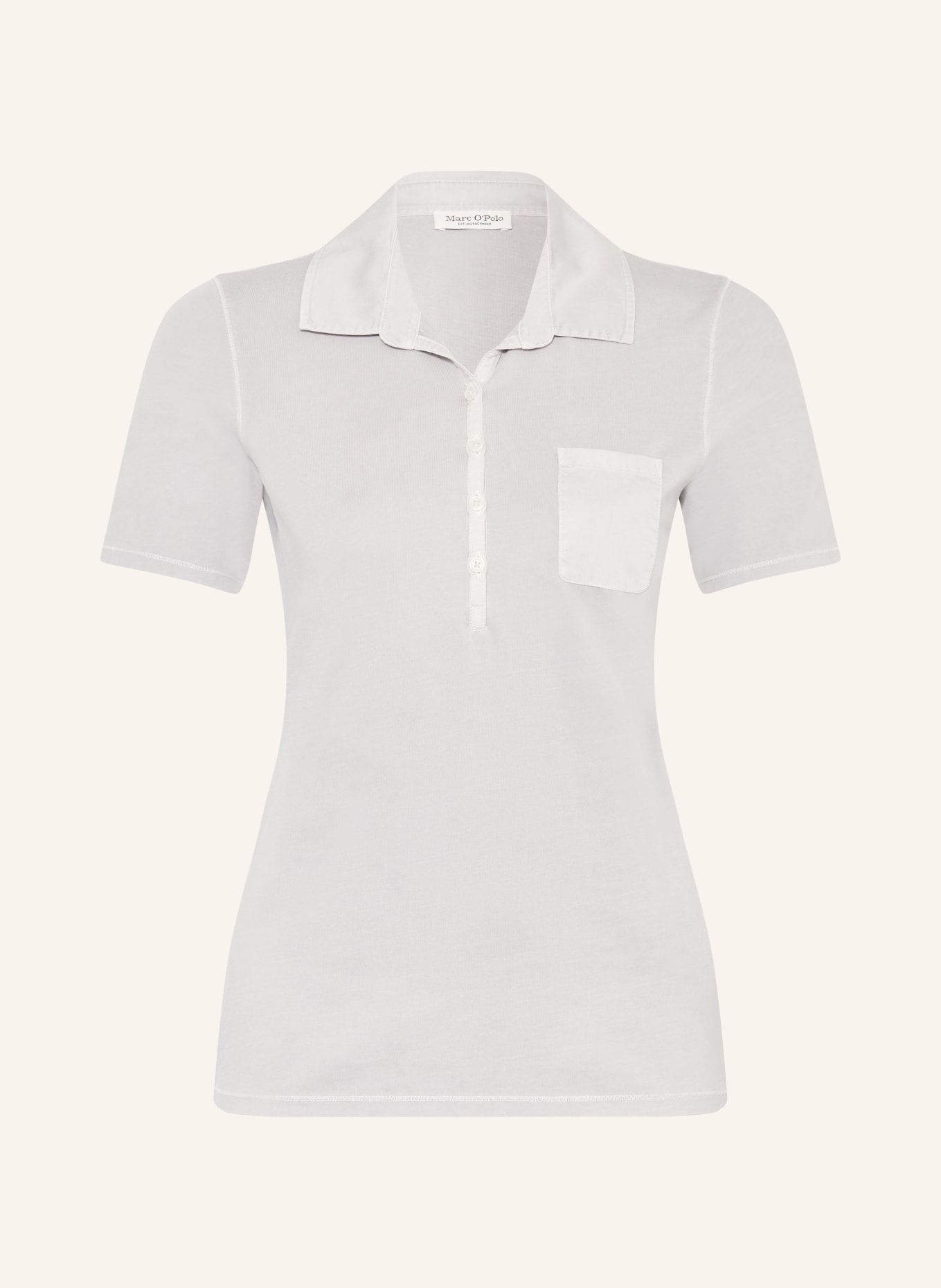 Marc O'Polo Jersey-Poloshirt: HELLBLAU