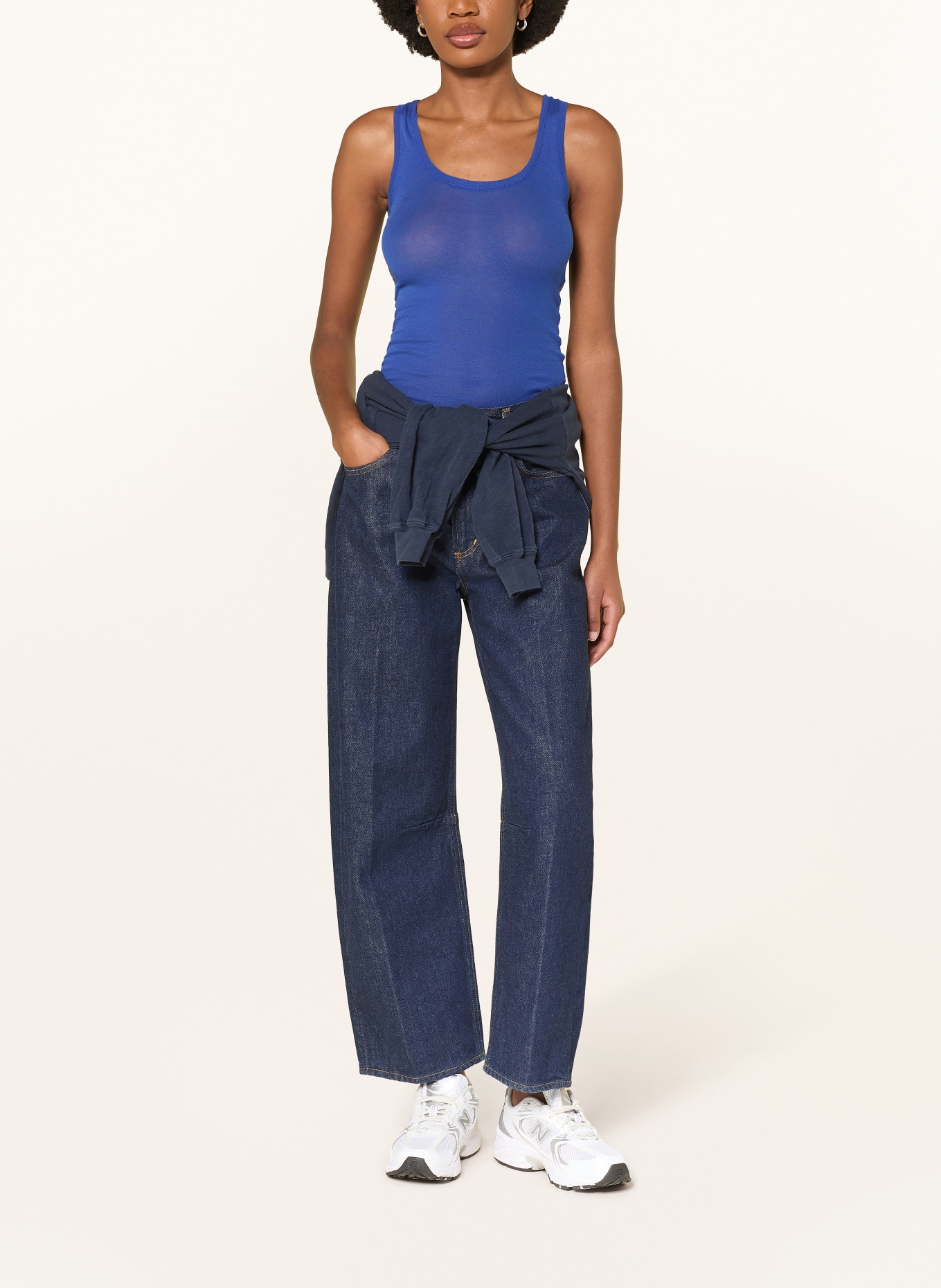 American Vintage Tílko: MODRÁ