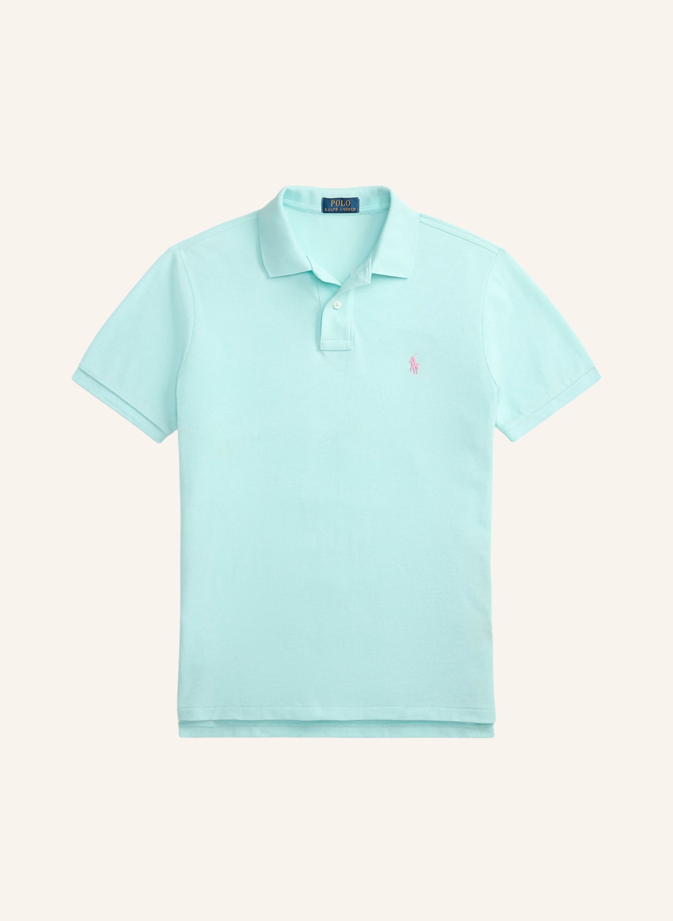 POLO RALPH LAUREN Piqué-Poloshirt Slim Fit: TÜRKIS