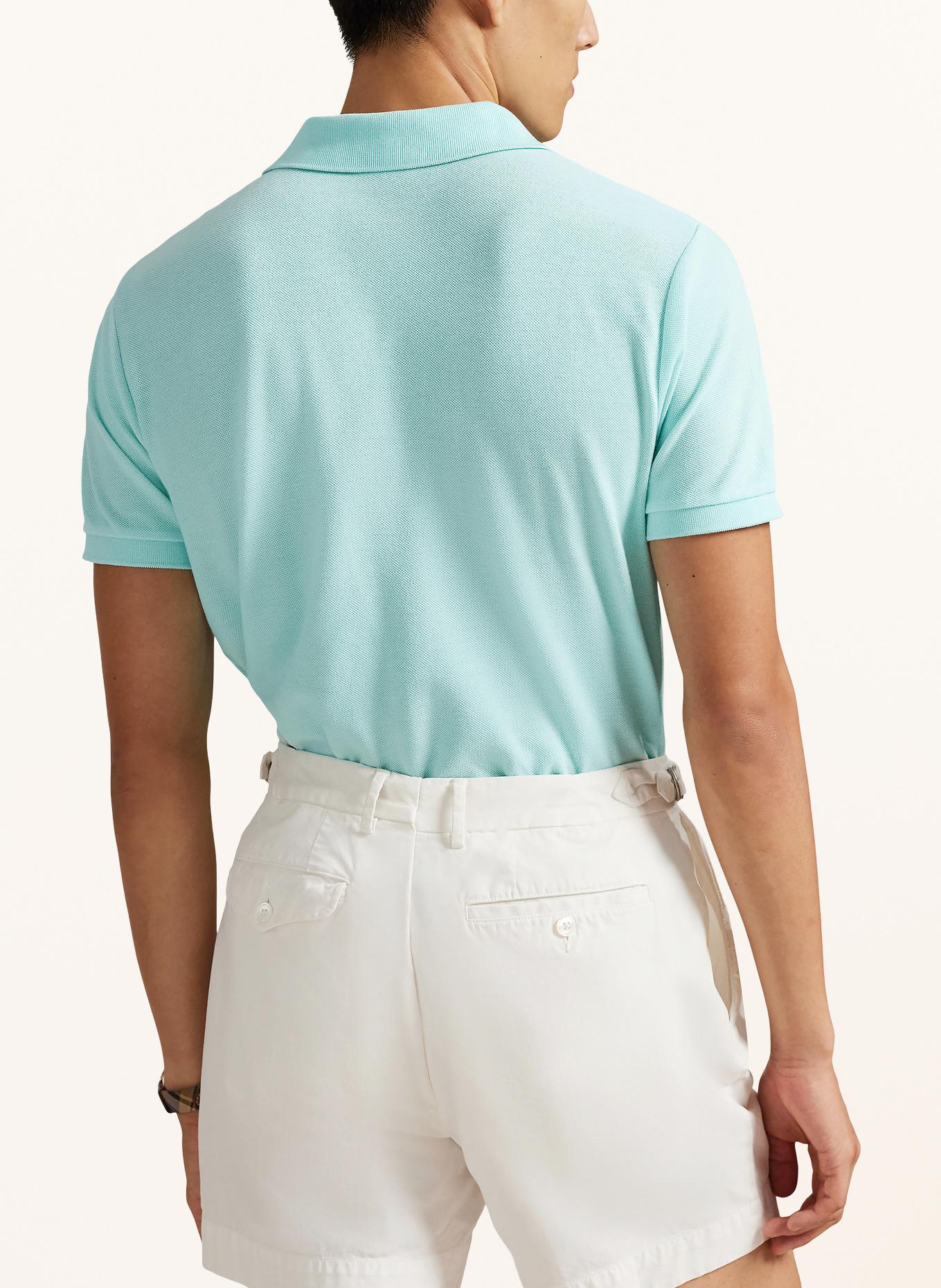 POLO RALPH LAUREN Piqué-Poloshirt Slim Fit: TÜRKIS