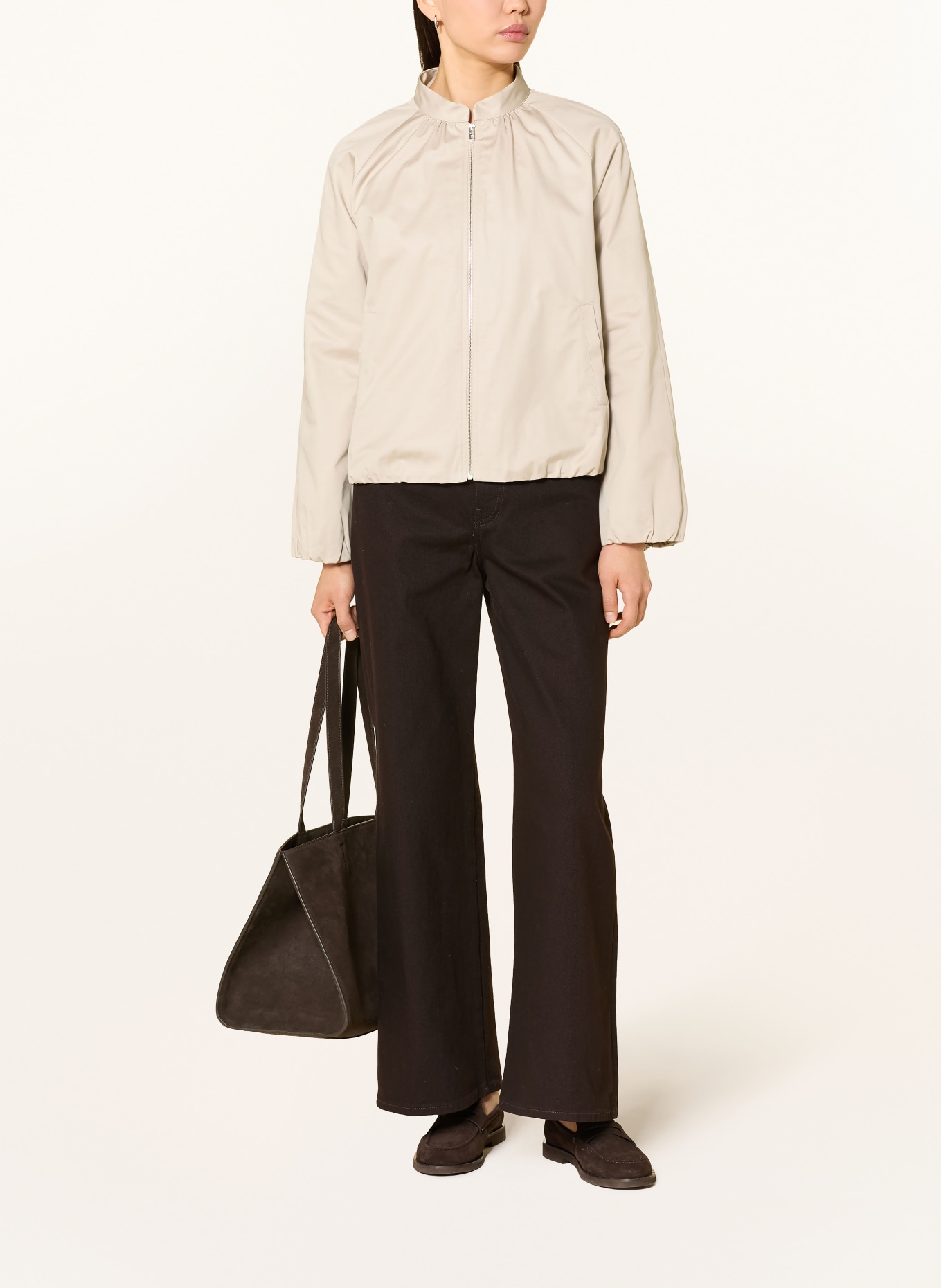 MAERZ MUENCHEN blouson: LIGHT GRAY