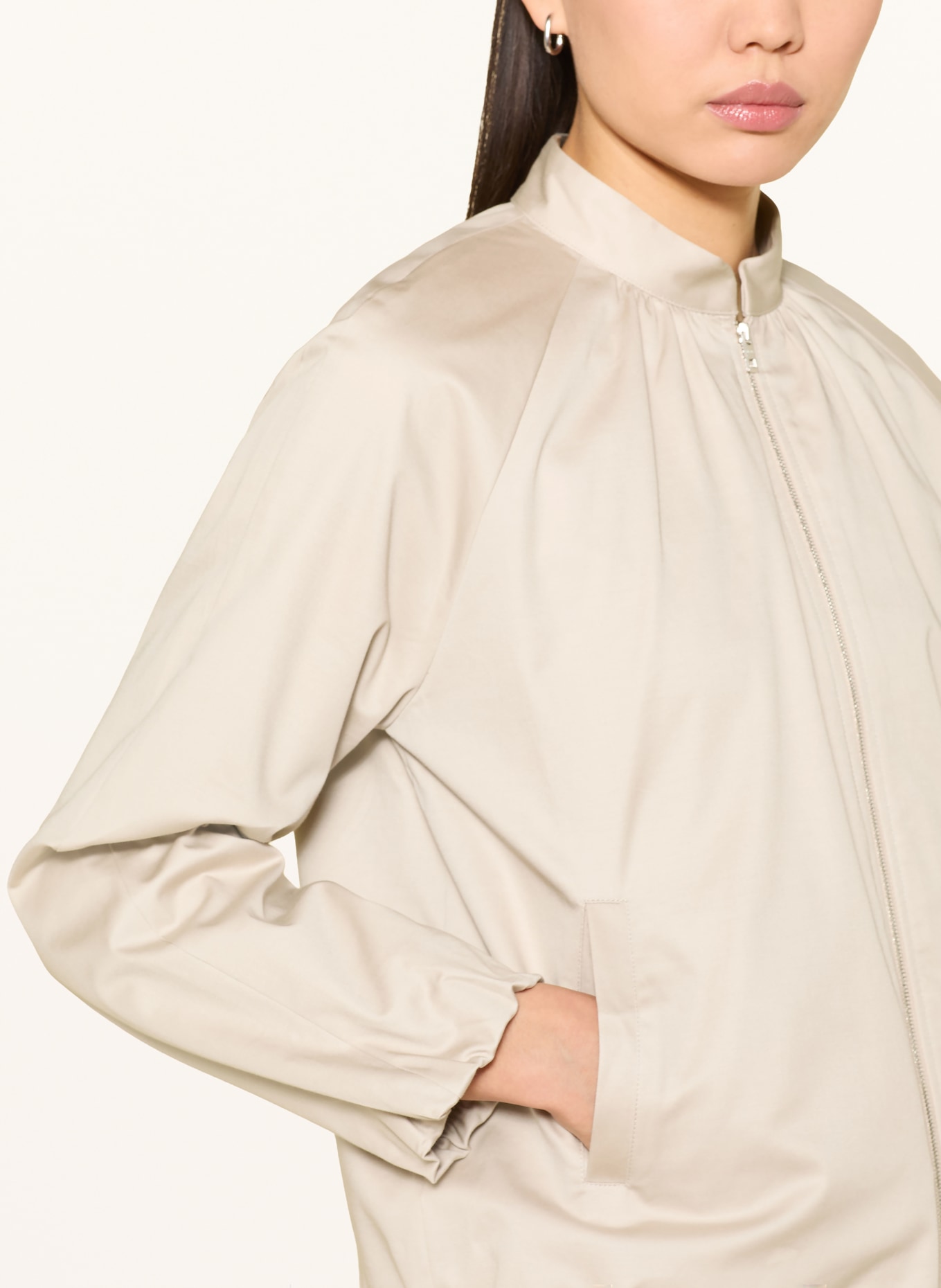 MAERZ MUENCHEN blouson: LIGHT GRAY