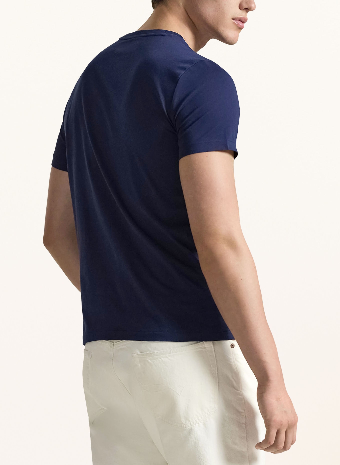 POLO RALPH LAUREN T-shirt: GRANATOWY / BIAŁY