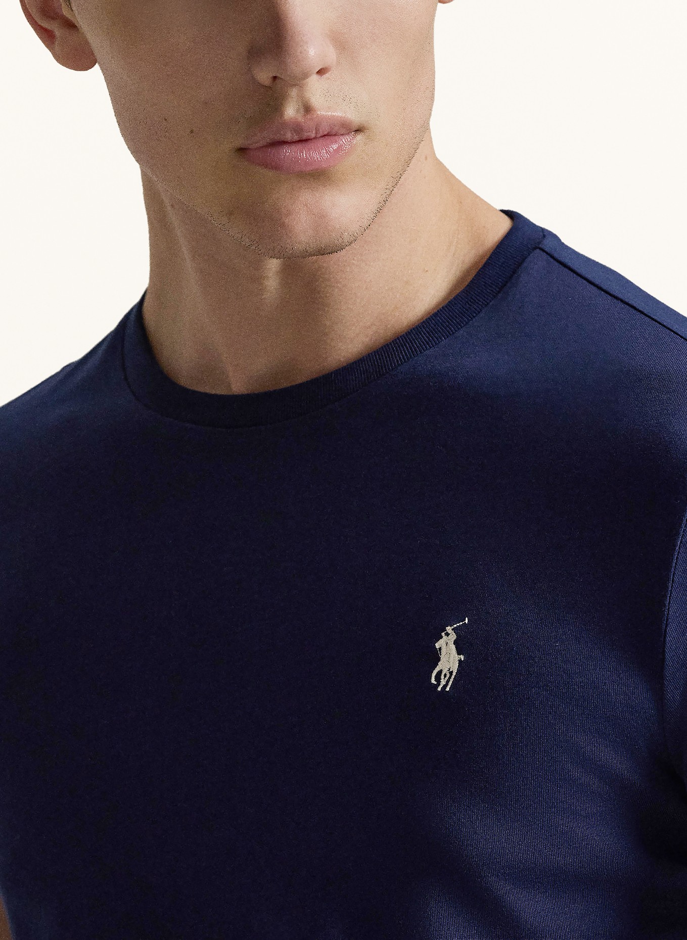 POLO RALPH LAUREN T-shirt: GRANATOWY / BIAŁY