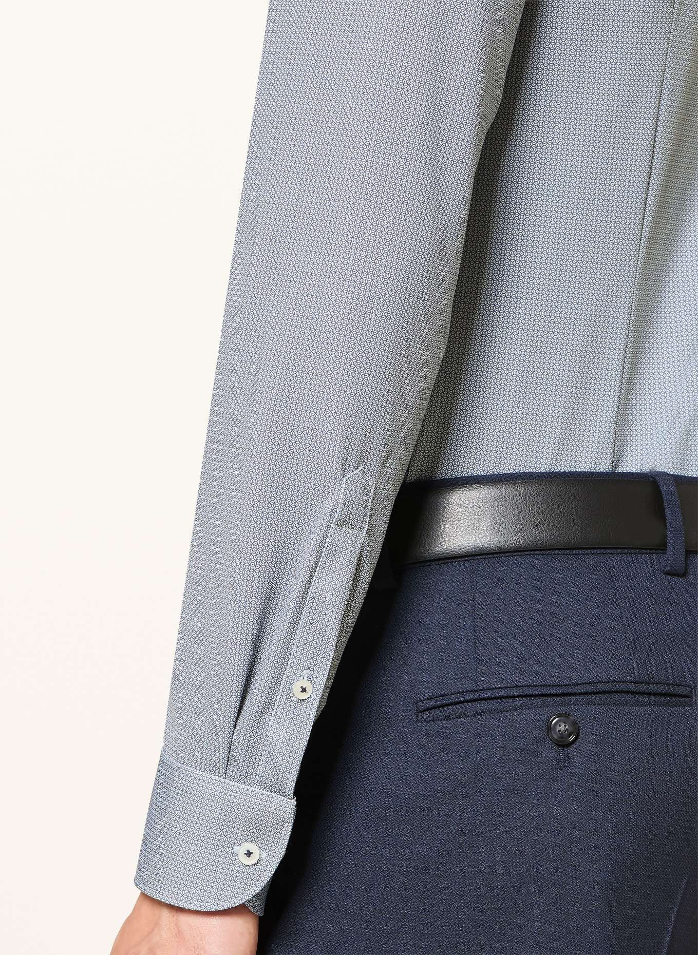 OLYMP Hemd Level Five body fit: DUNKELBLAU